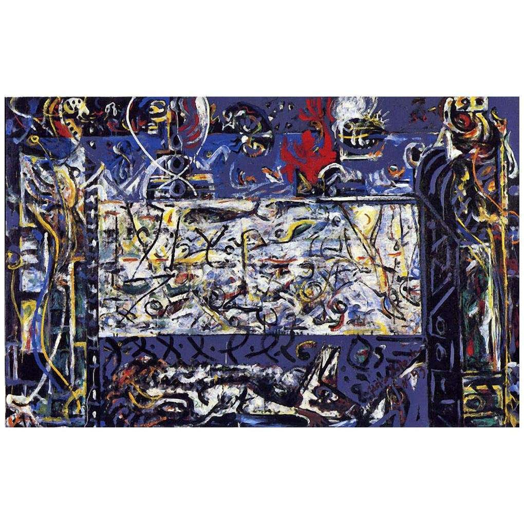  Jackson Pollock. Guardians of the Secret. 1943