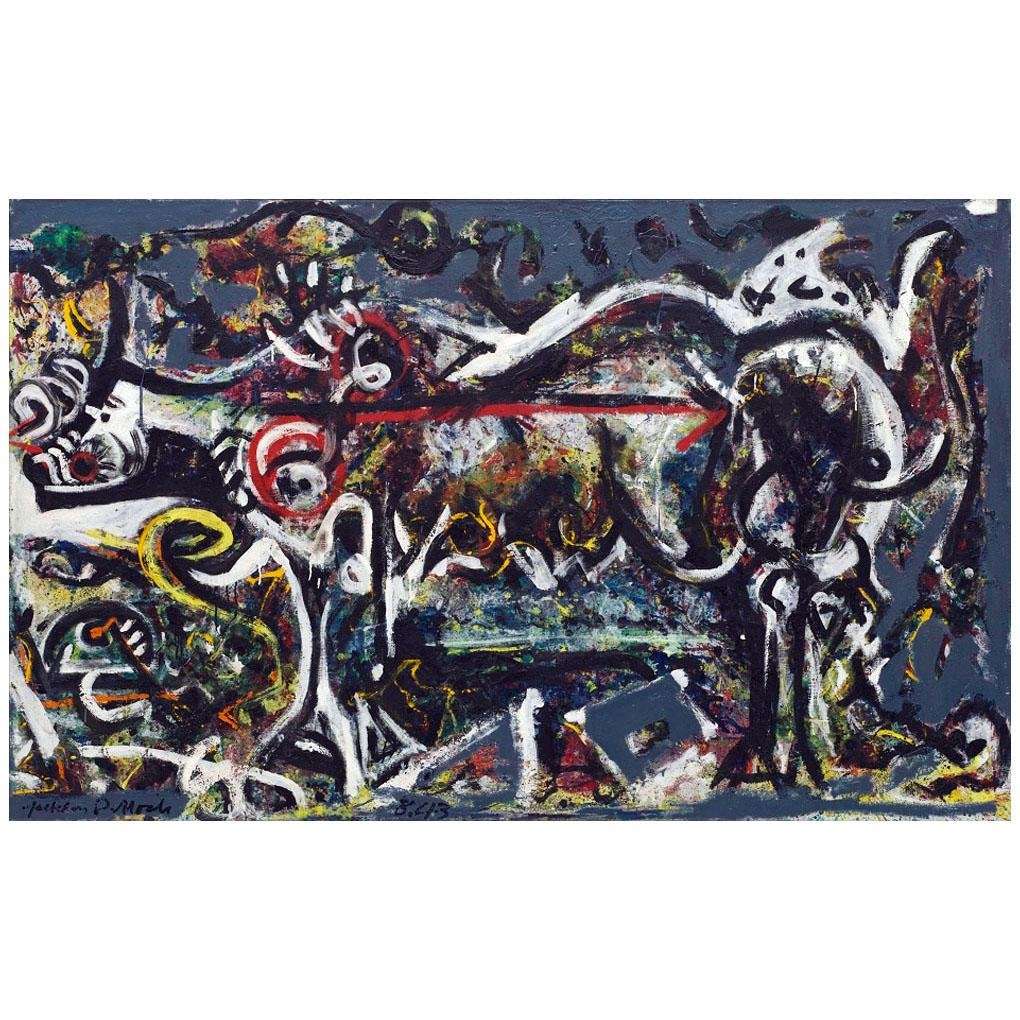  Jackson Pollock. The She Wolf. 1943