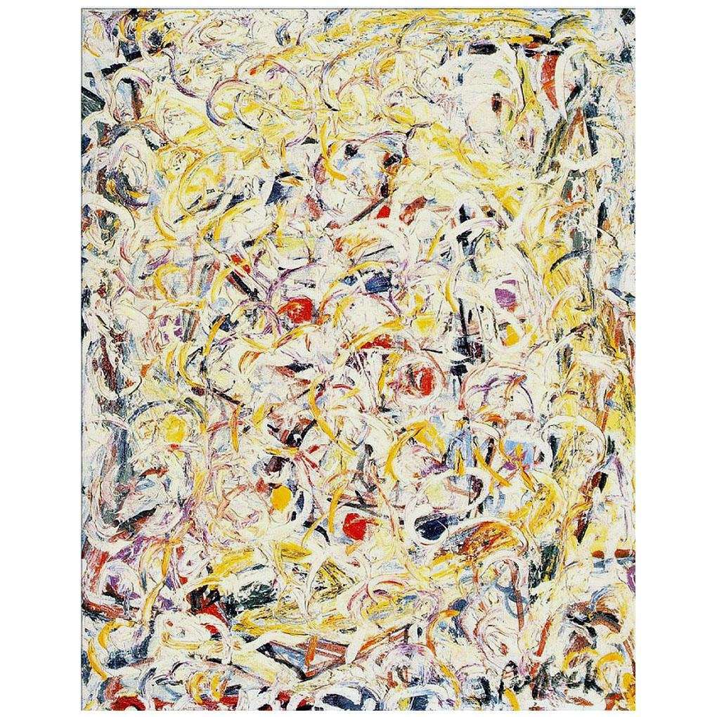  Jackson Pollock. Shimmering Substance. 1945