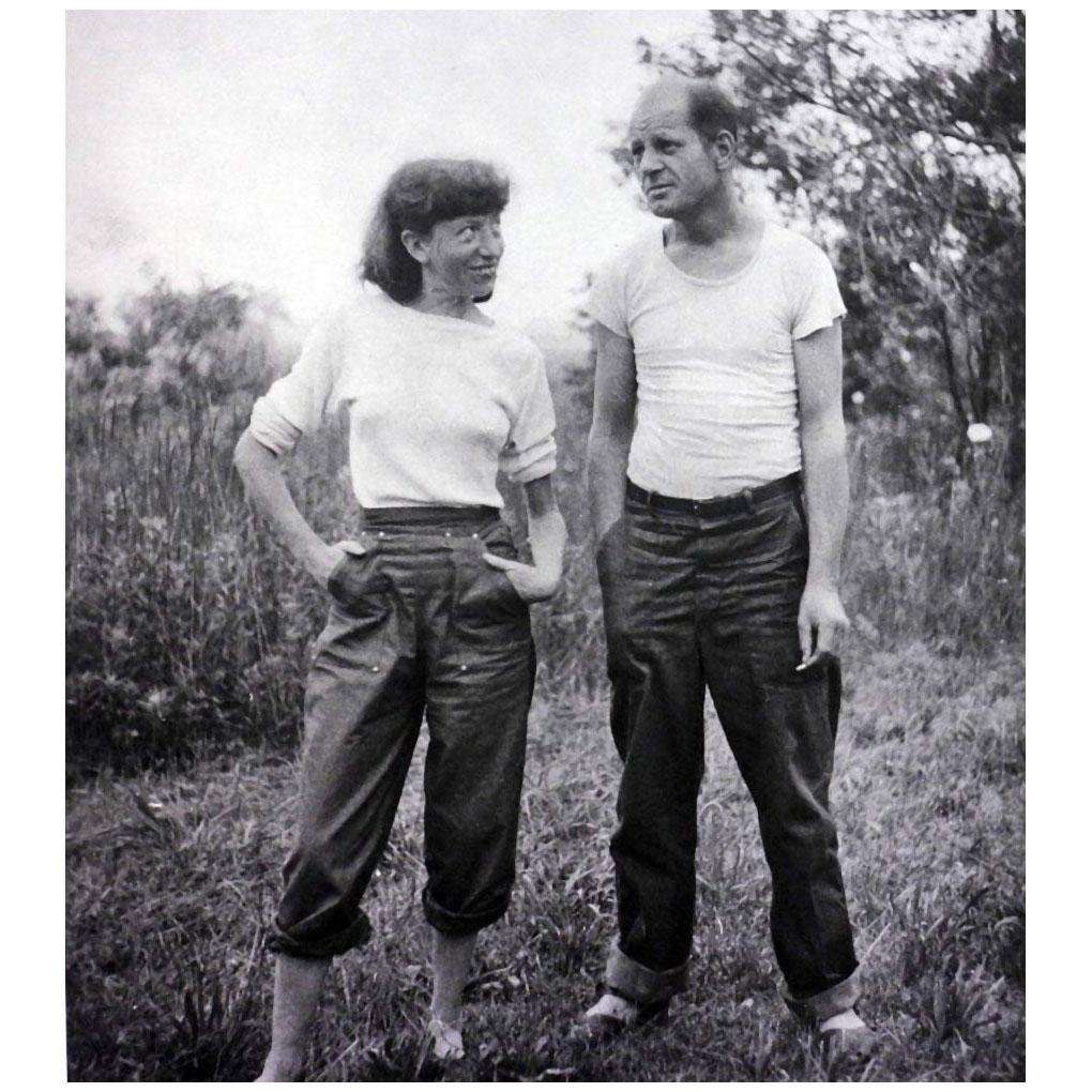  Lee Krasner and Jackson Pollock. 1946. Photo Ronald Stein