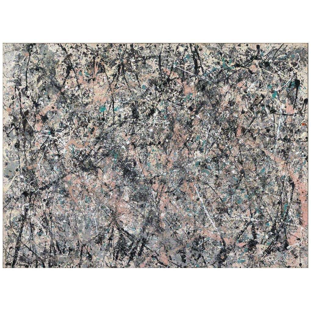  Jackson Pollock. Lavender Mist (No. 1). 1950