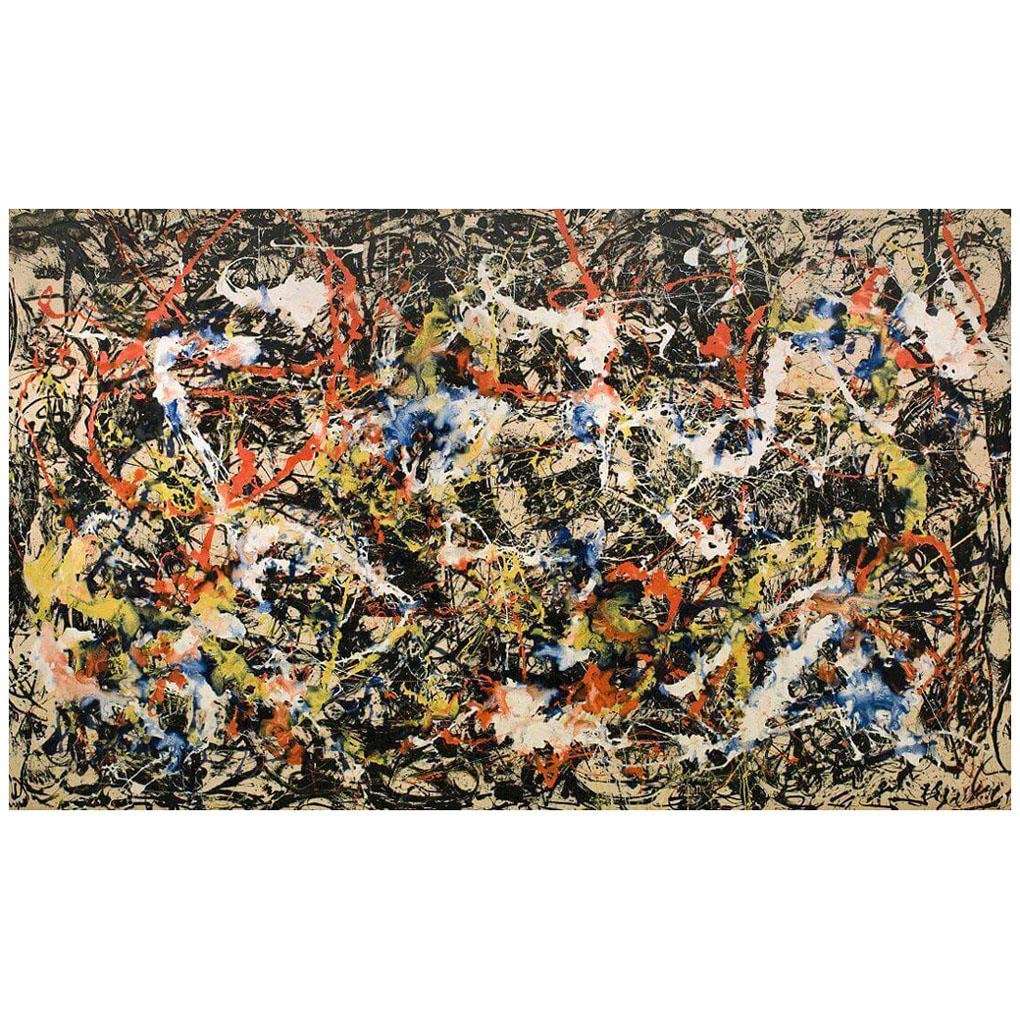  Jackson Pollock. Convergence. 1952
