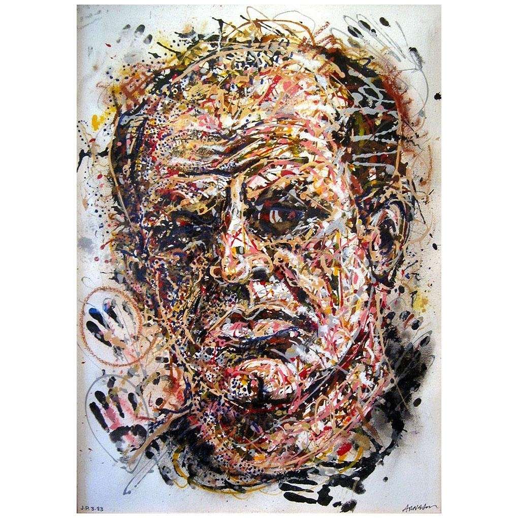  Robert Arneson. Jackson Pollock. 1953