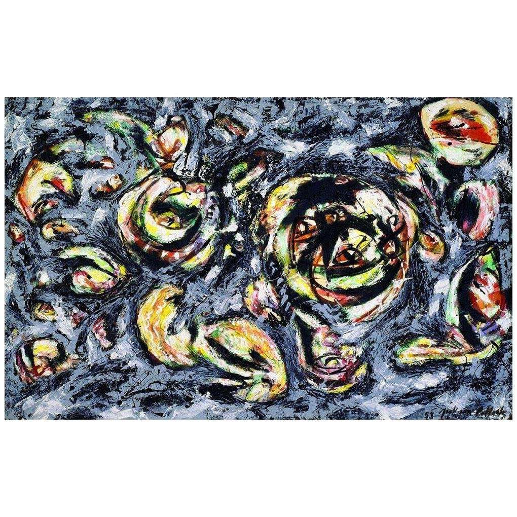  Jackson Pollock. Ocean Greyness. 1953