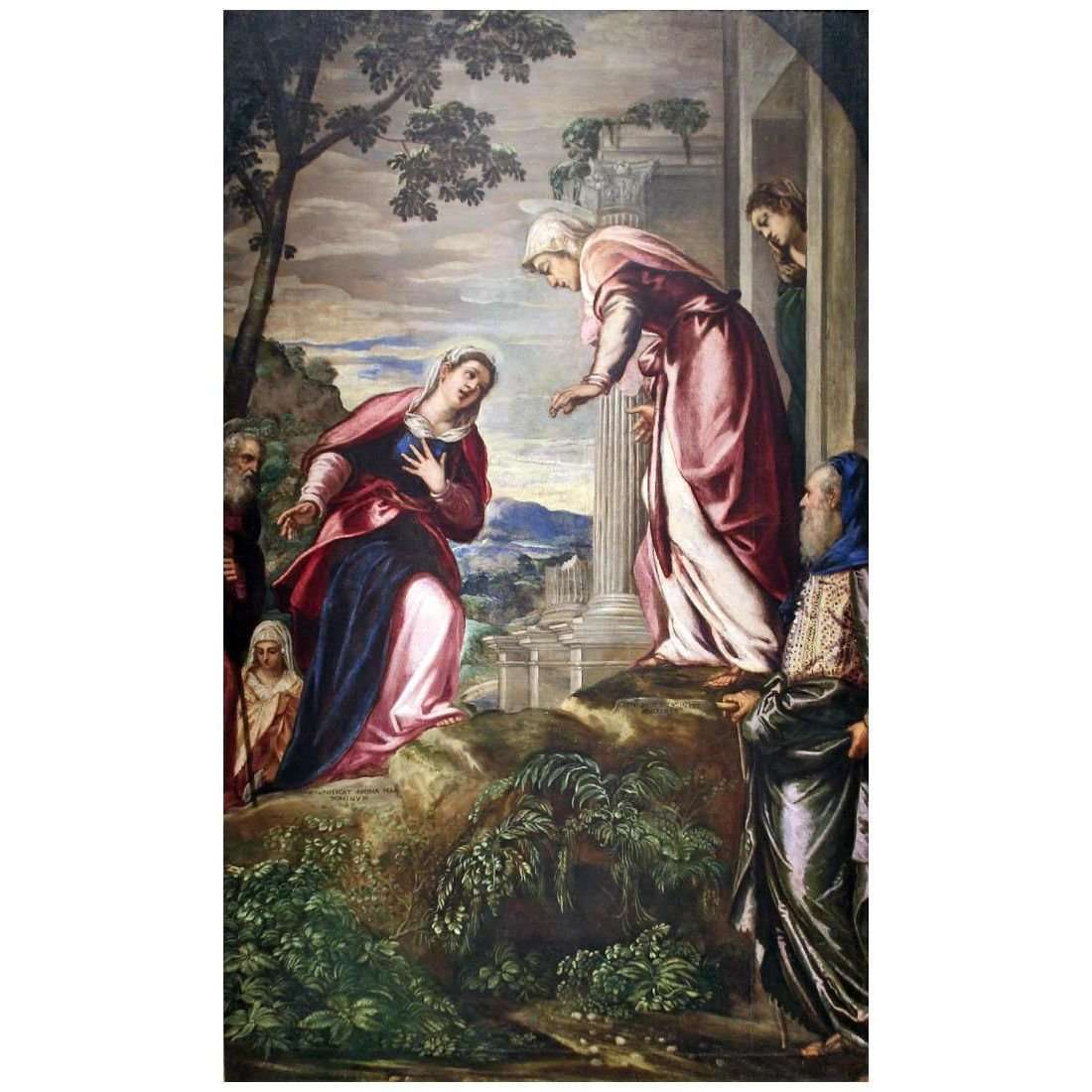   ()Tintoretto. Visitazione. 1550. Pinacoteca Nazionale di Bologna