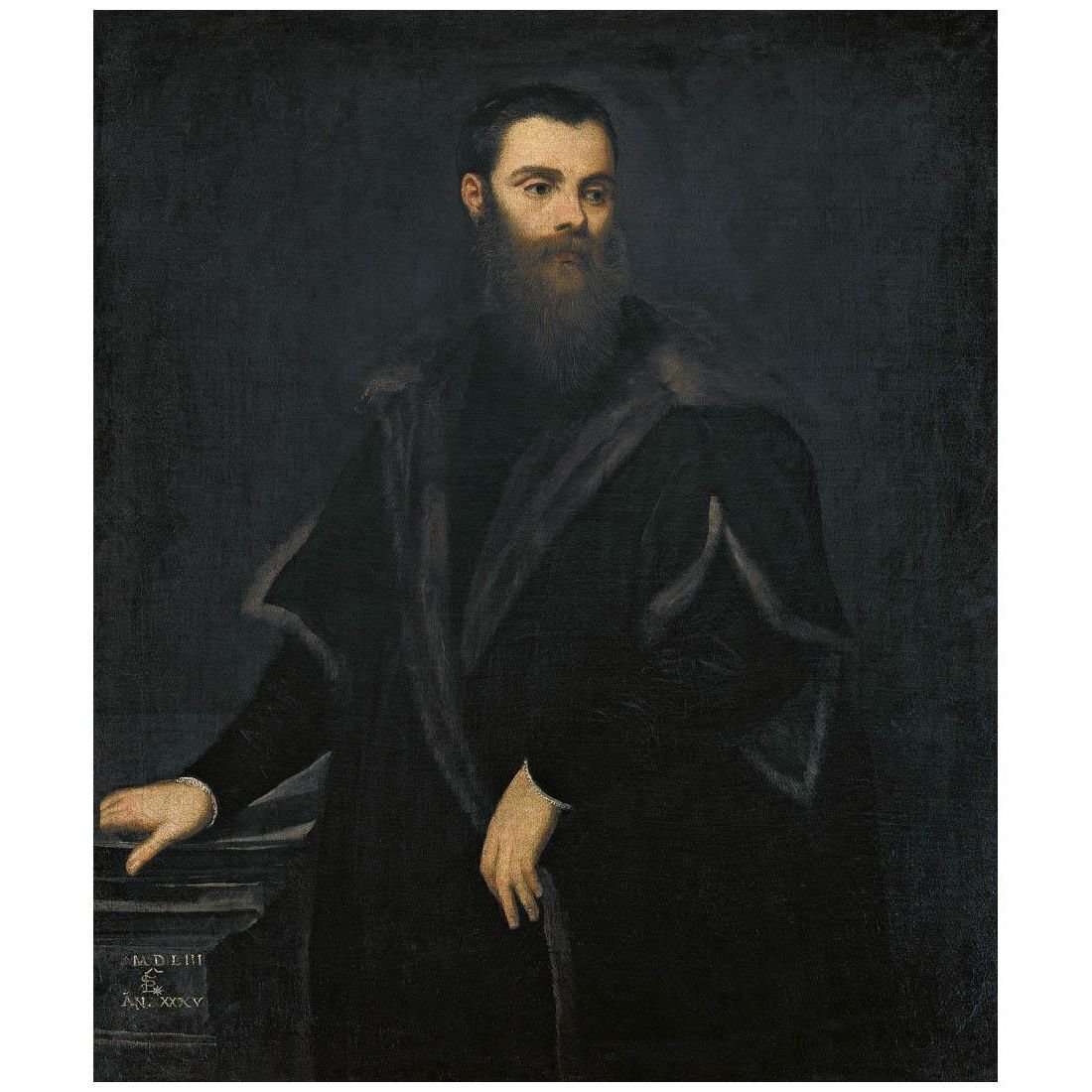   ()Tintoretto. Ritratto di Lorenzo Sorano. 1553. KHM, Wien
