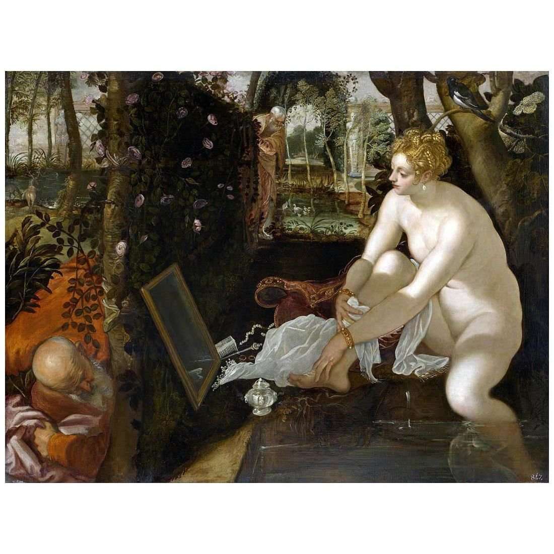   ()Tintoretto. Susanna e gli anziani. 1555-1556. KHM, Wien