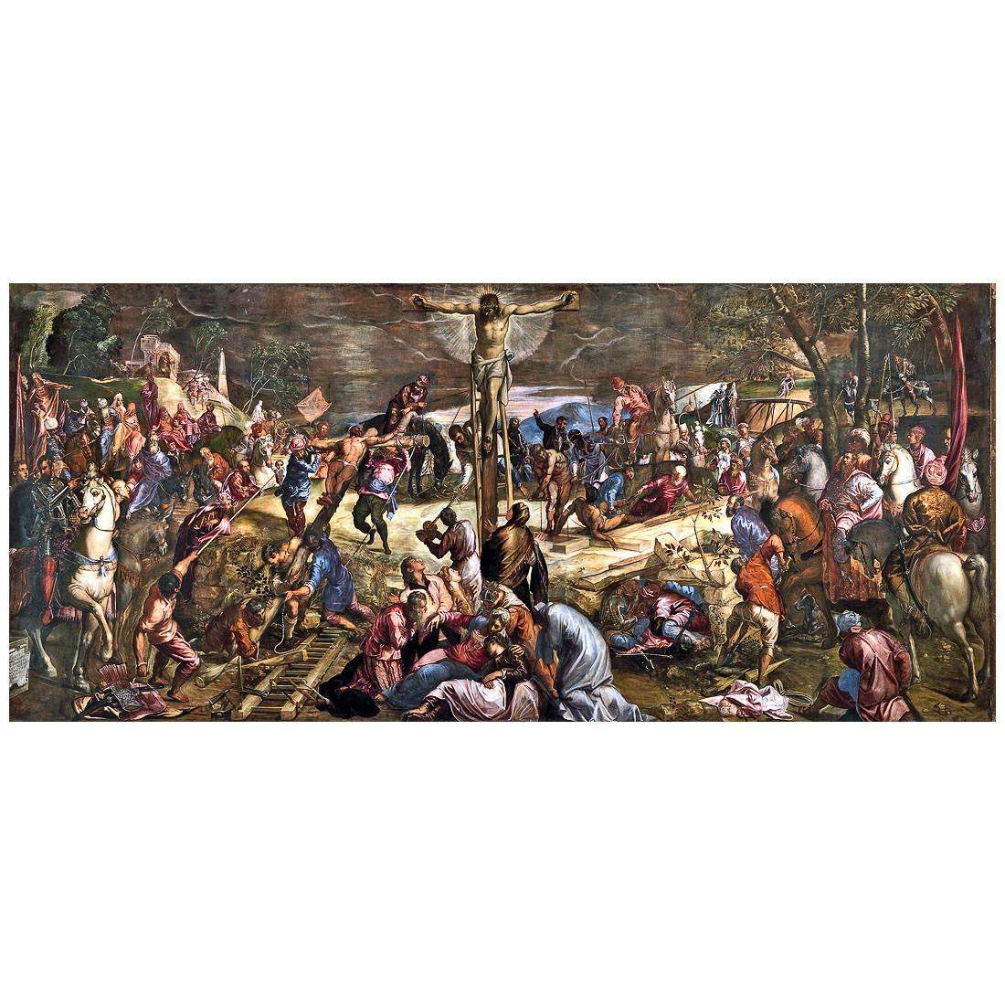   ()Tintoretto. La crocifissione. 1565. Scuola Grande di San Rocco Venezia