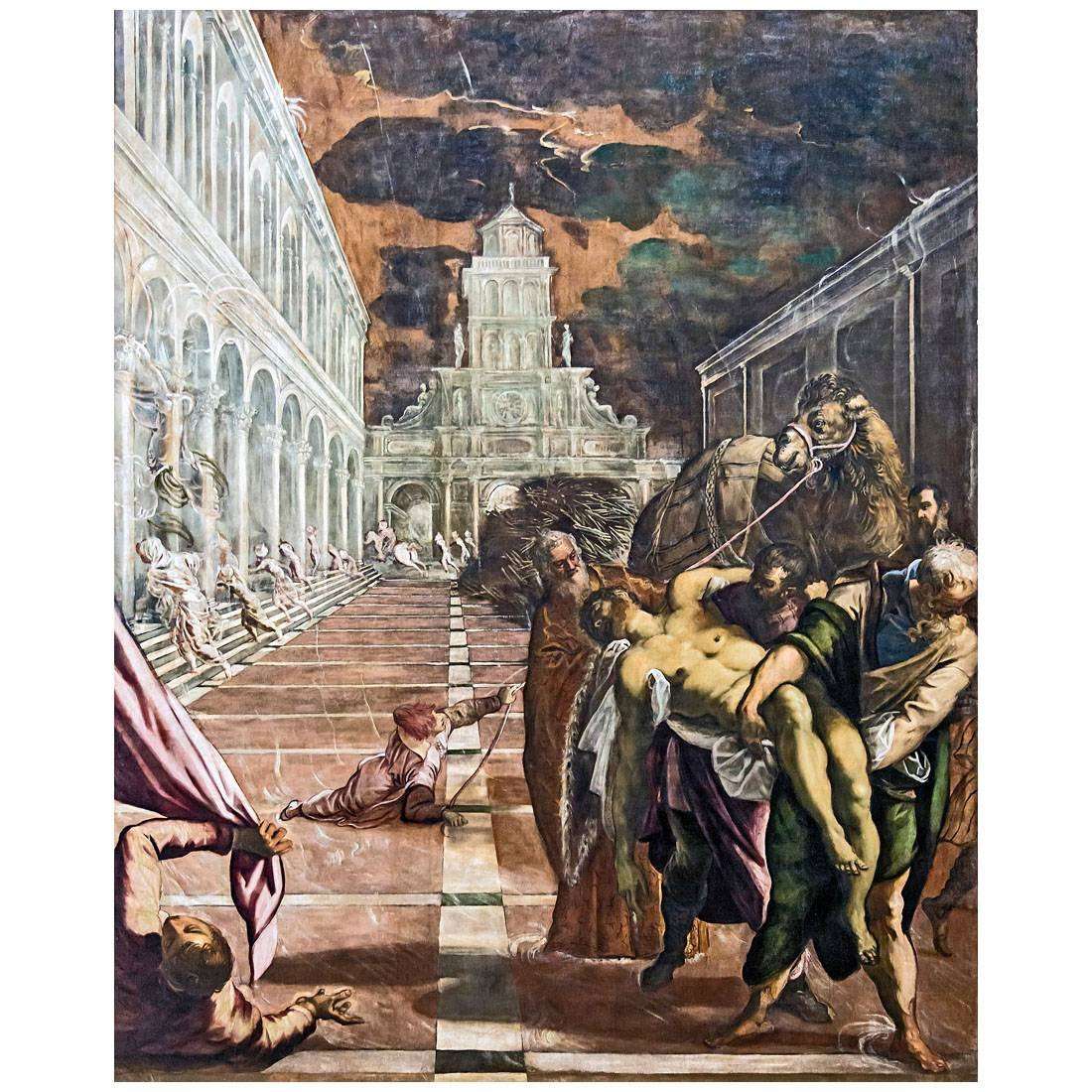   ()Tintoretto. Trafugamento del corpo di San Marco. 1566. Galleria dellAcademia, Venezia
