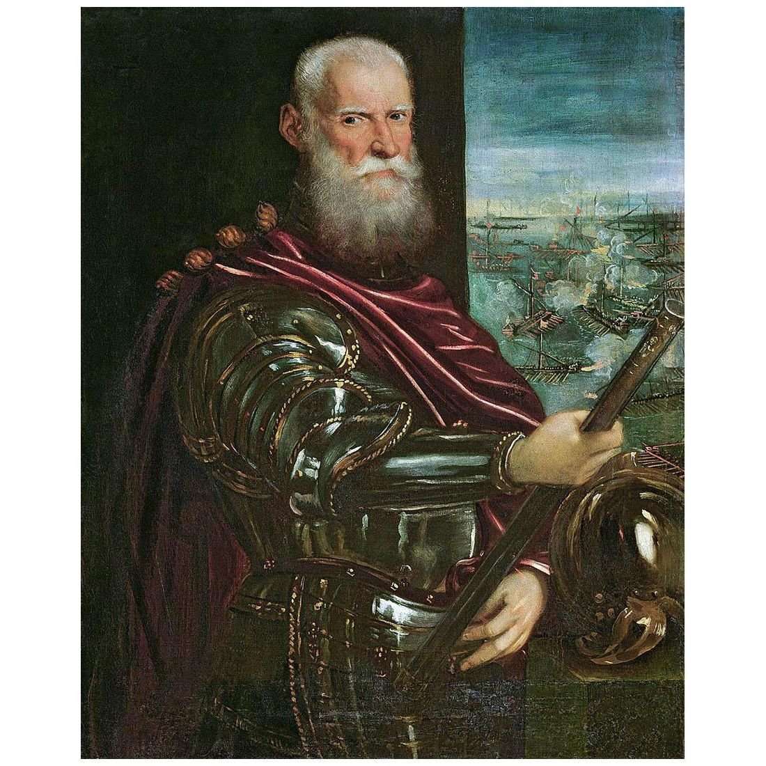   ()Tintoretto. Ritratto di Sebastiano Venier. 1571. KHM, Wien