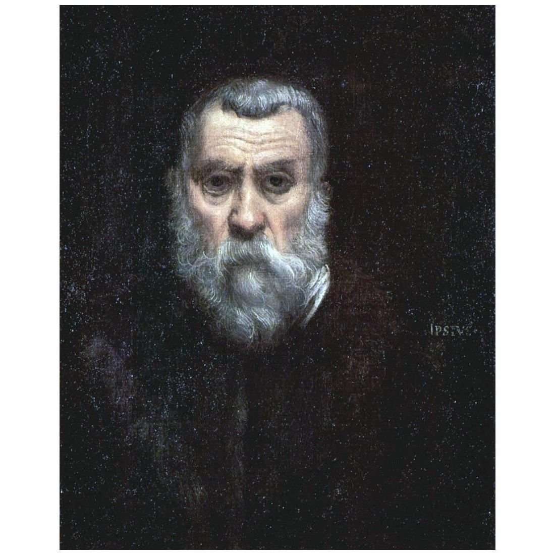   ()Tintoretto. Autoritratto. 1588. Louvre, Paris