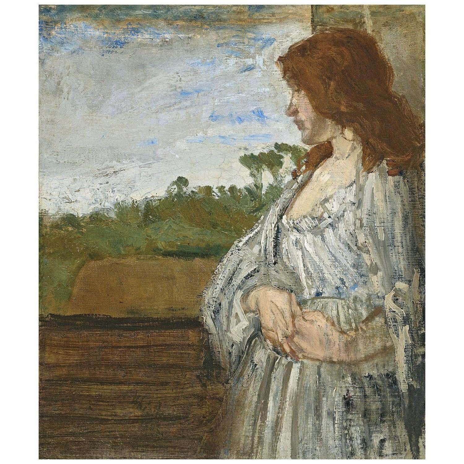   James Whistler. A White Note. 1861. Colby College Museum of Art