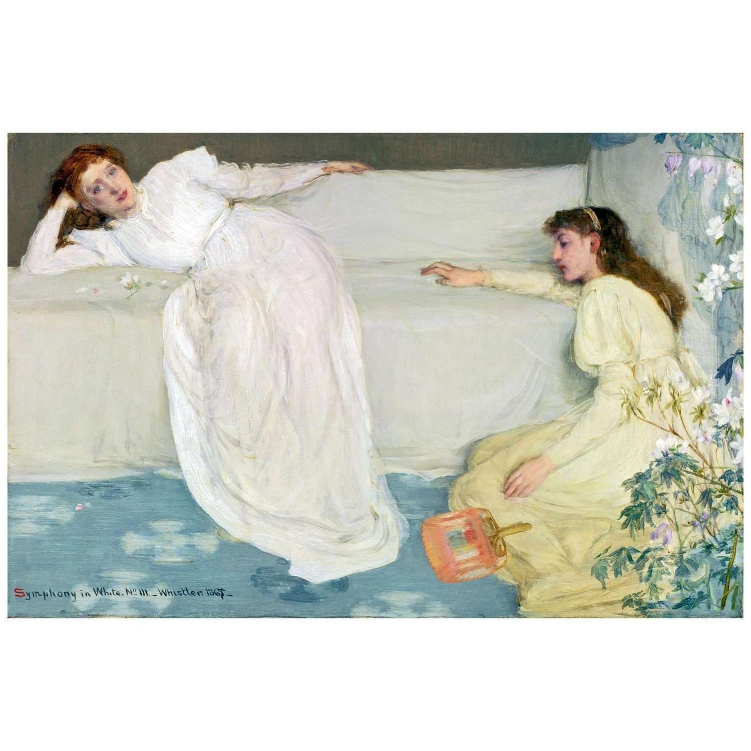   James Whistler. Symphony in White No. III. 1867. Barber Institute, Birmingham