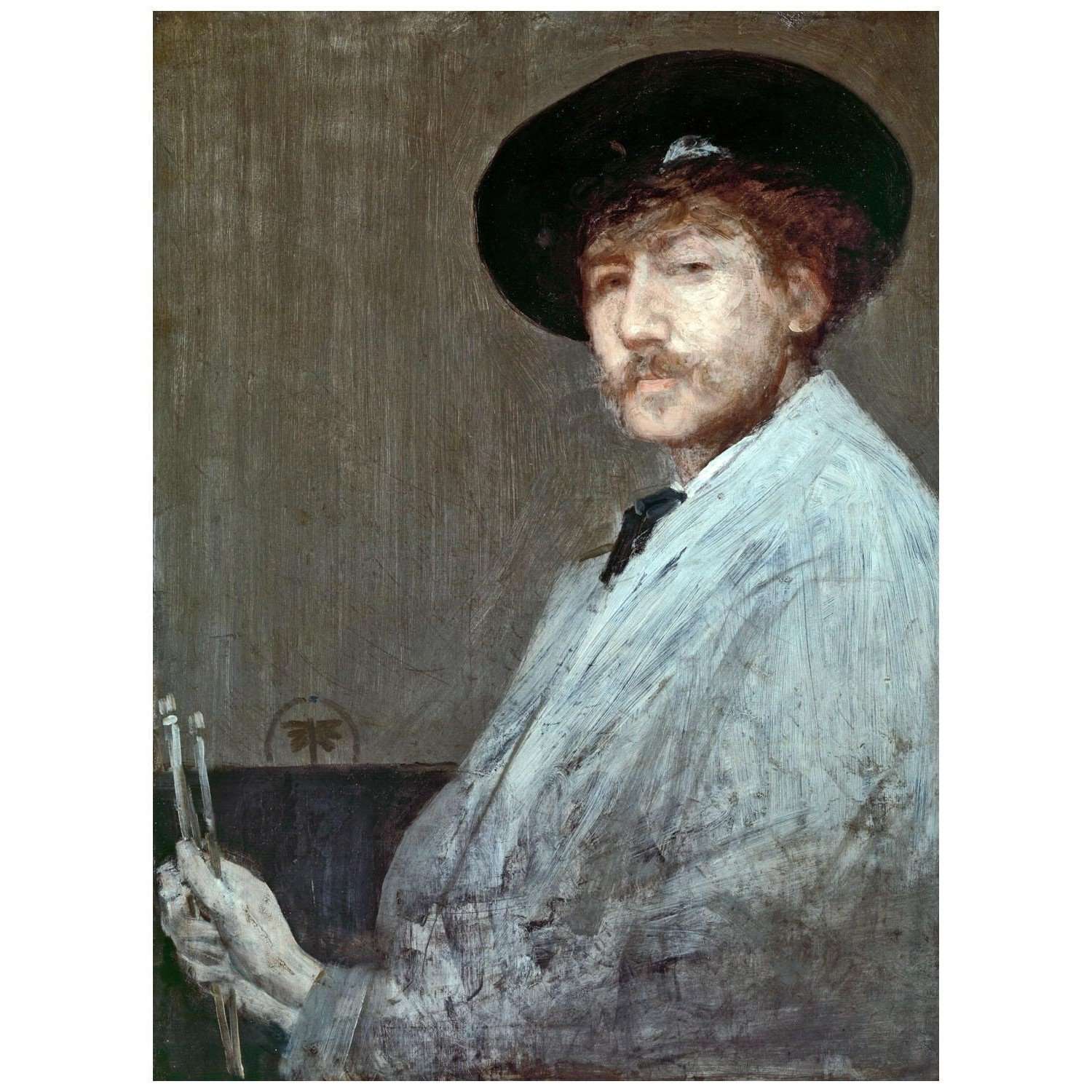   James Whistler. Arrangement in Grey: Self-portrait. 1872. Detroit Institute of Arts