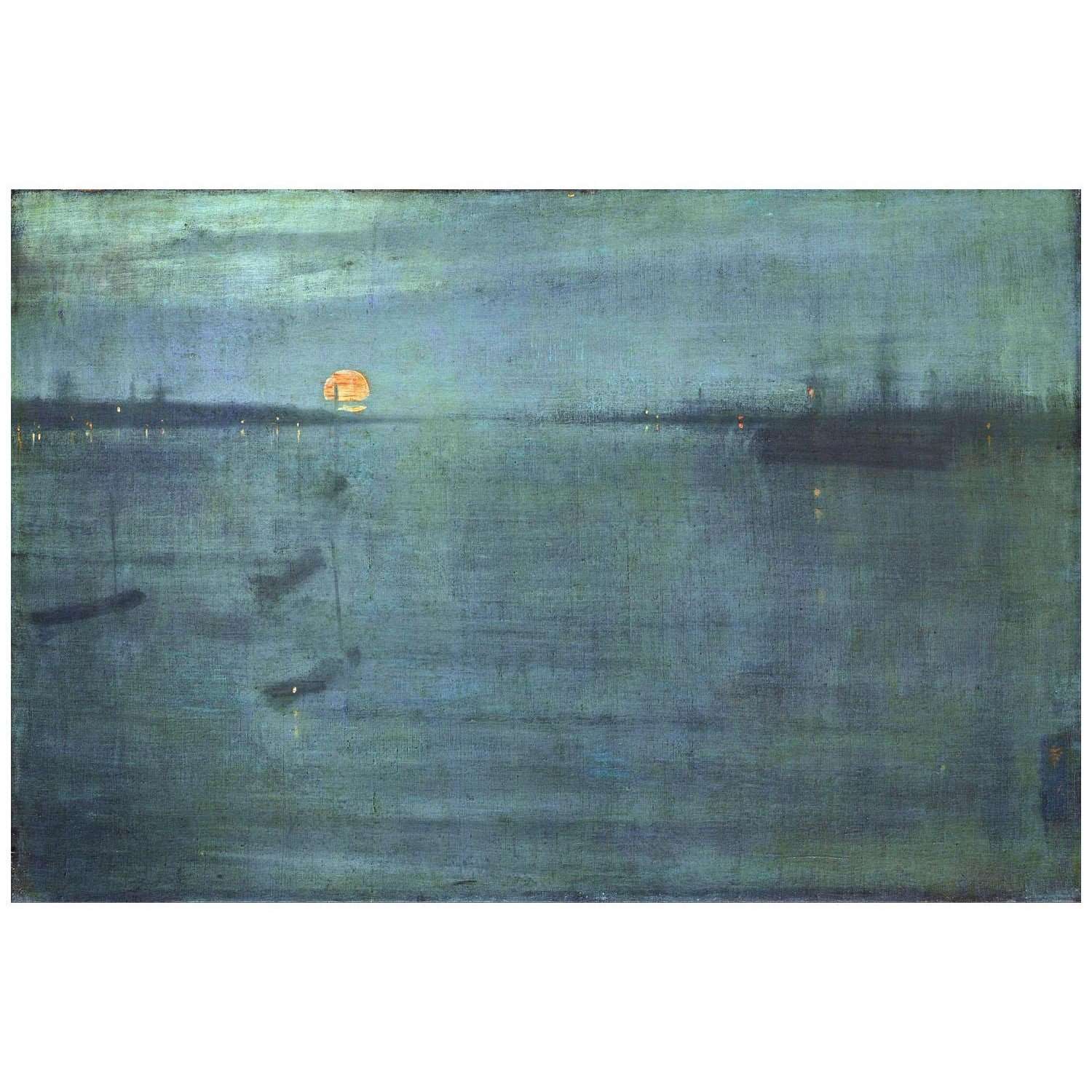   James Whistler. Nocturne in Blue and Gold: Southampton Water. 1872. Art Institute of Chicago
