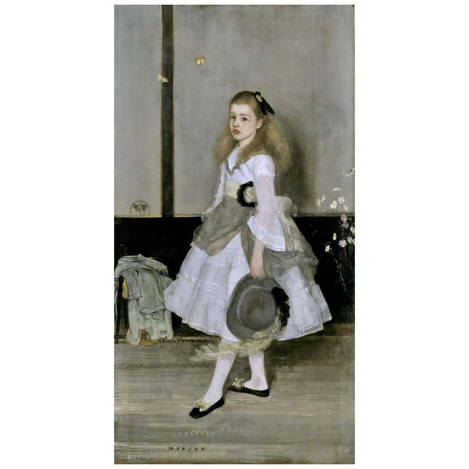   James Whistler. Harmony in Grey and Green: Miss Cicely Alexander. 1872. Tate Gallery London
