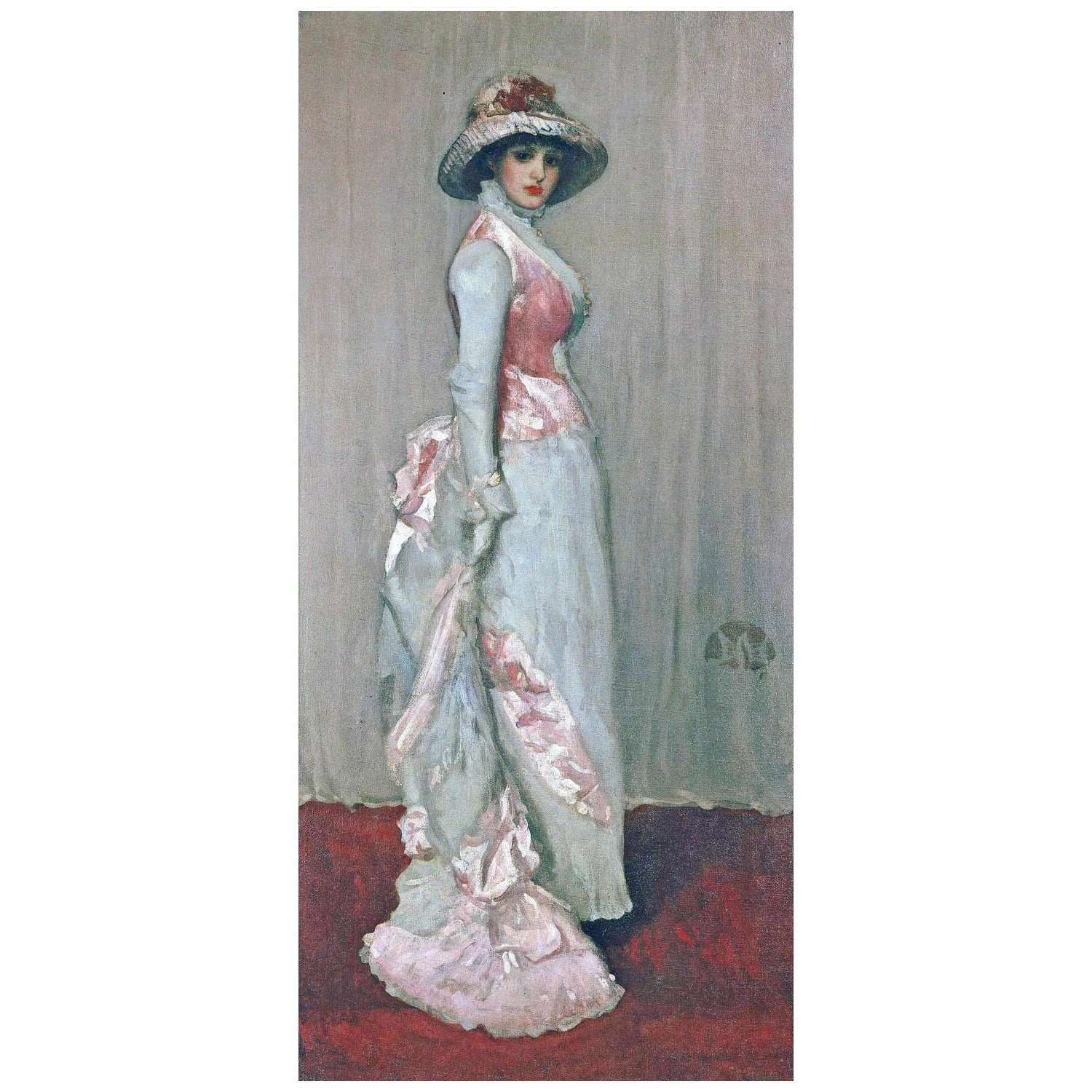   James Whistler. Nocturne in Pink and Grey: Lady Meux. 1881. Frick Collection New York