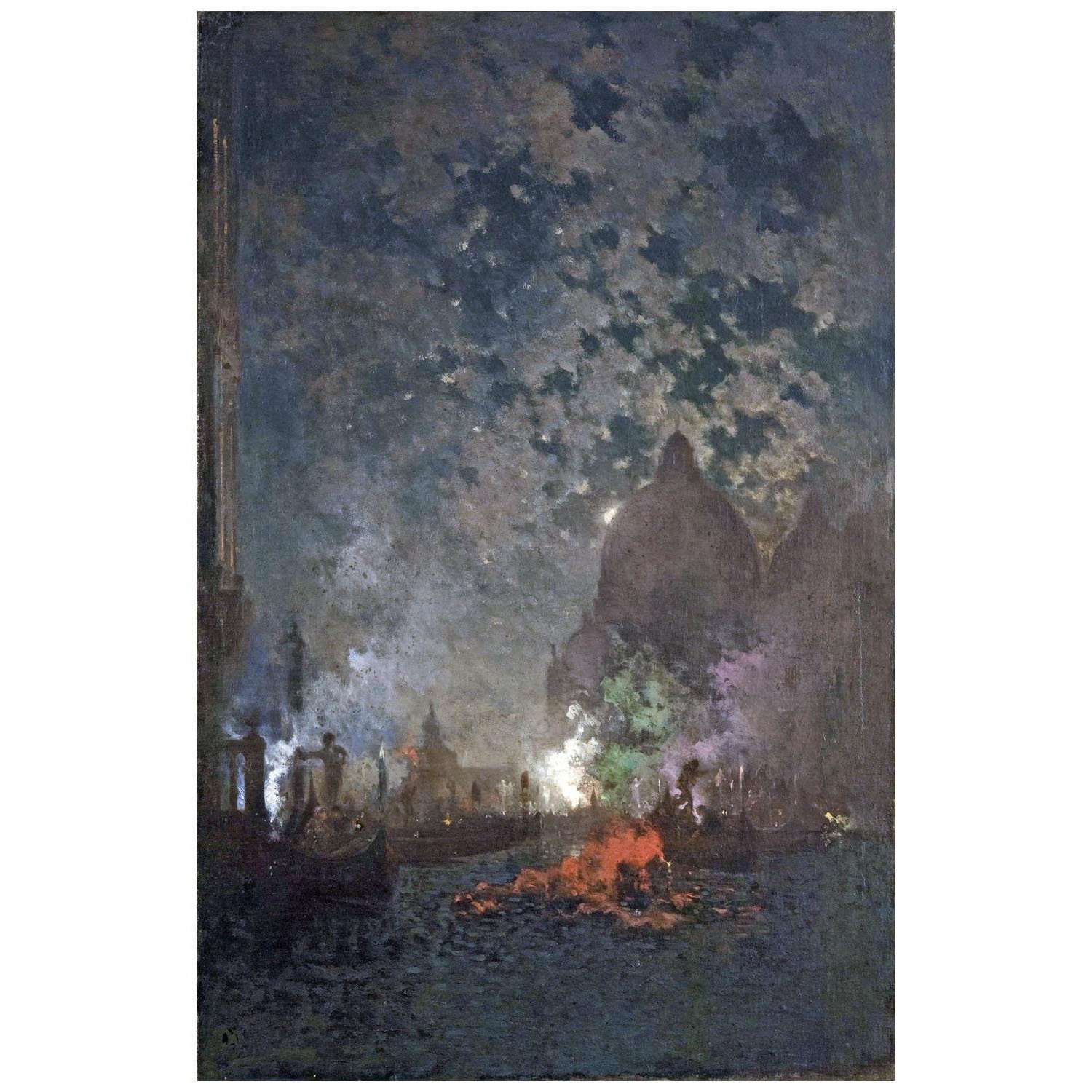   James Whistler. Grand Canal, Venice. Moonlight, 1890. Philadelphia Museum of Art