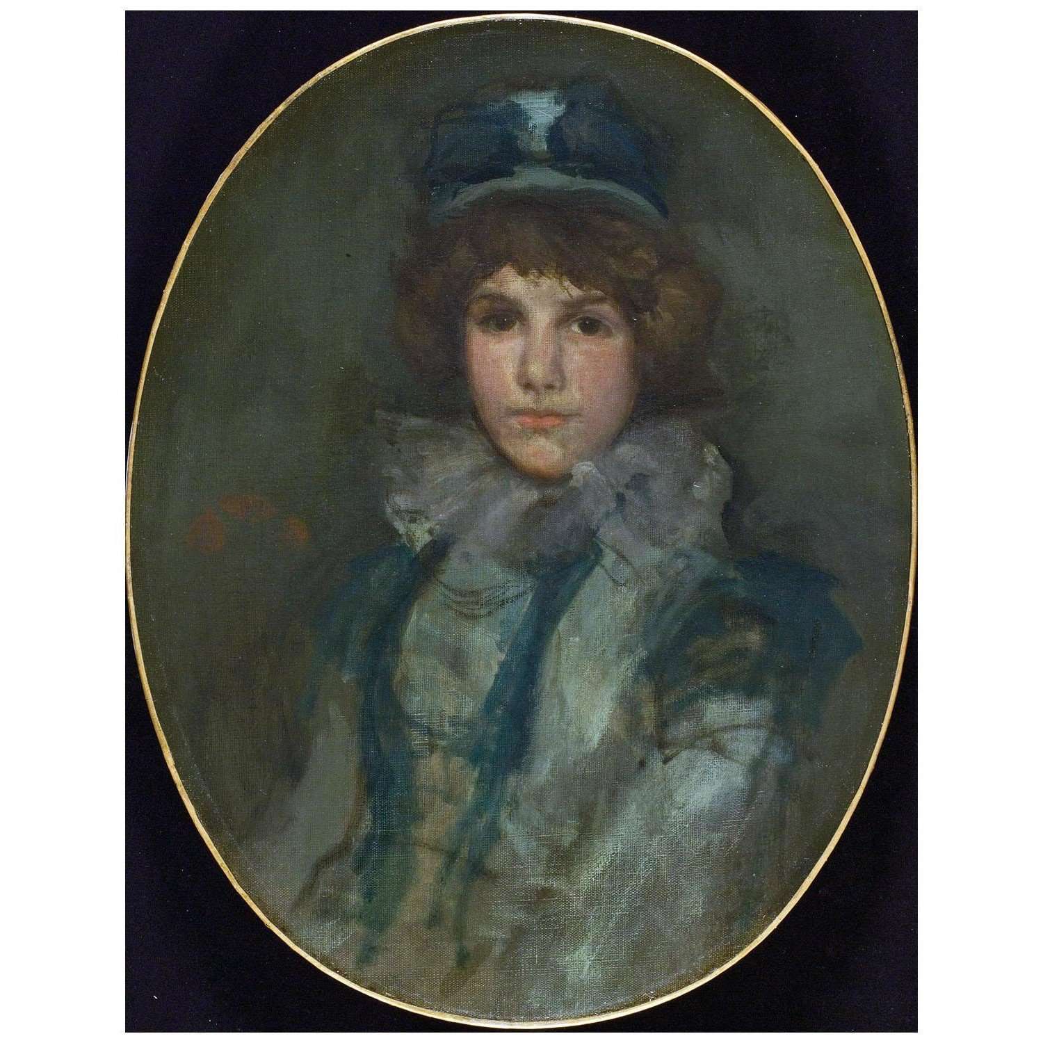   James Whistler. Blue and Coral: The Little Blue Bonnet. 1898. LACMA Los Angeles