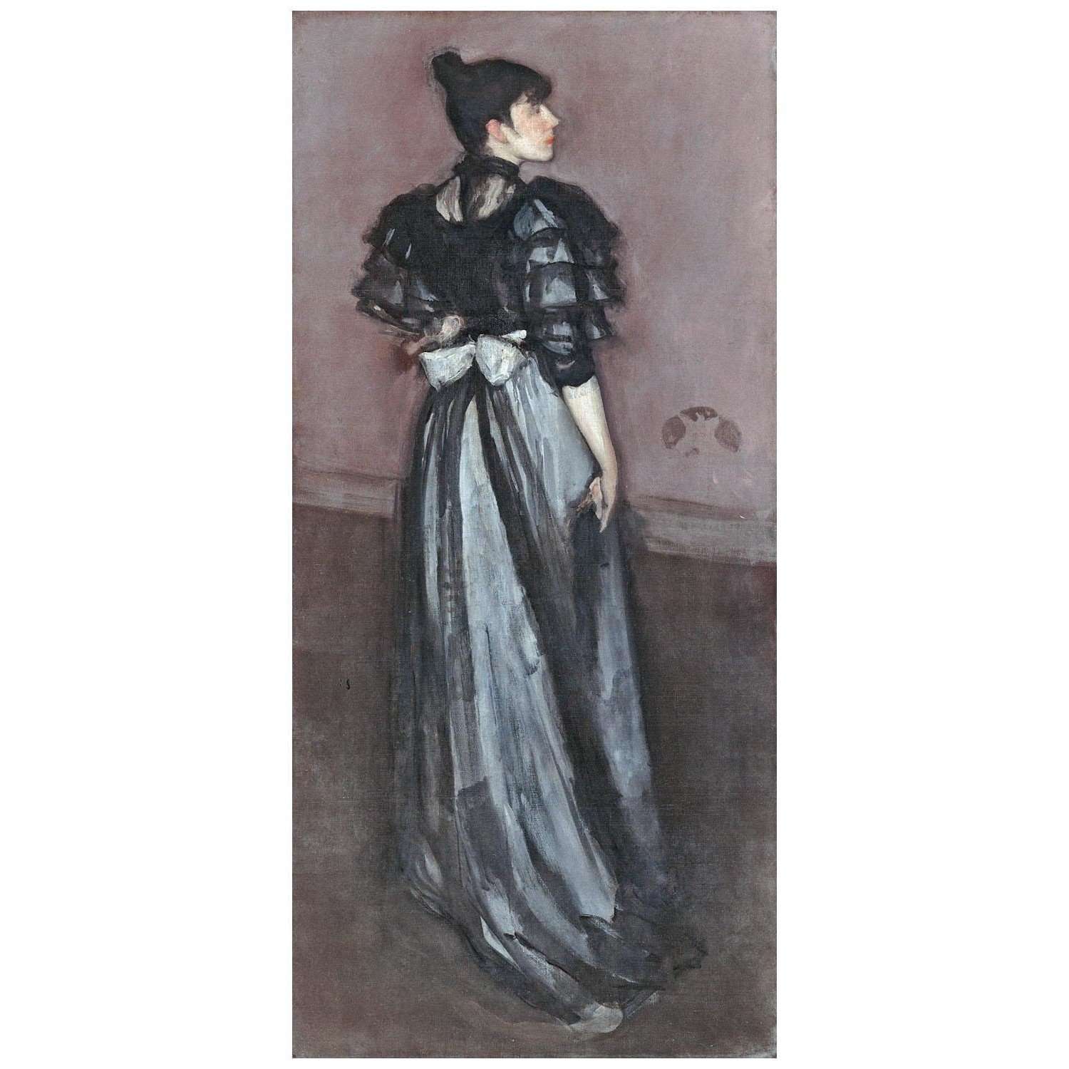   James Whistler. Pearl and Silver: The Andalusian. 1900. NGA Washington