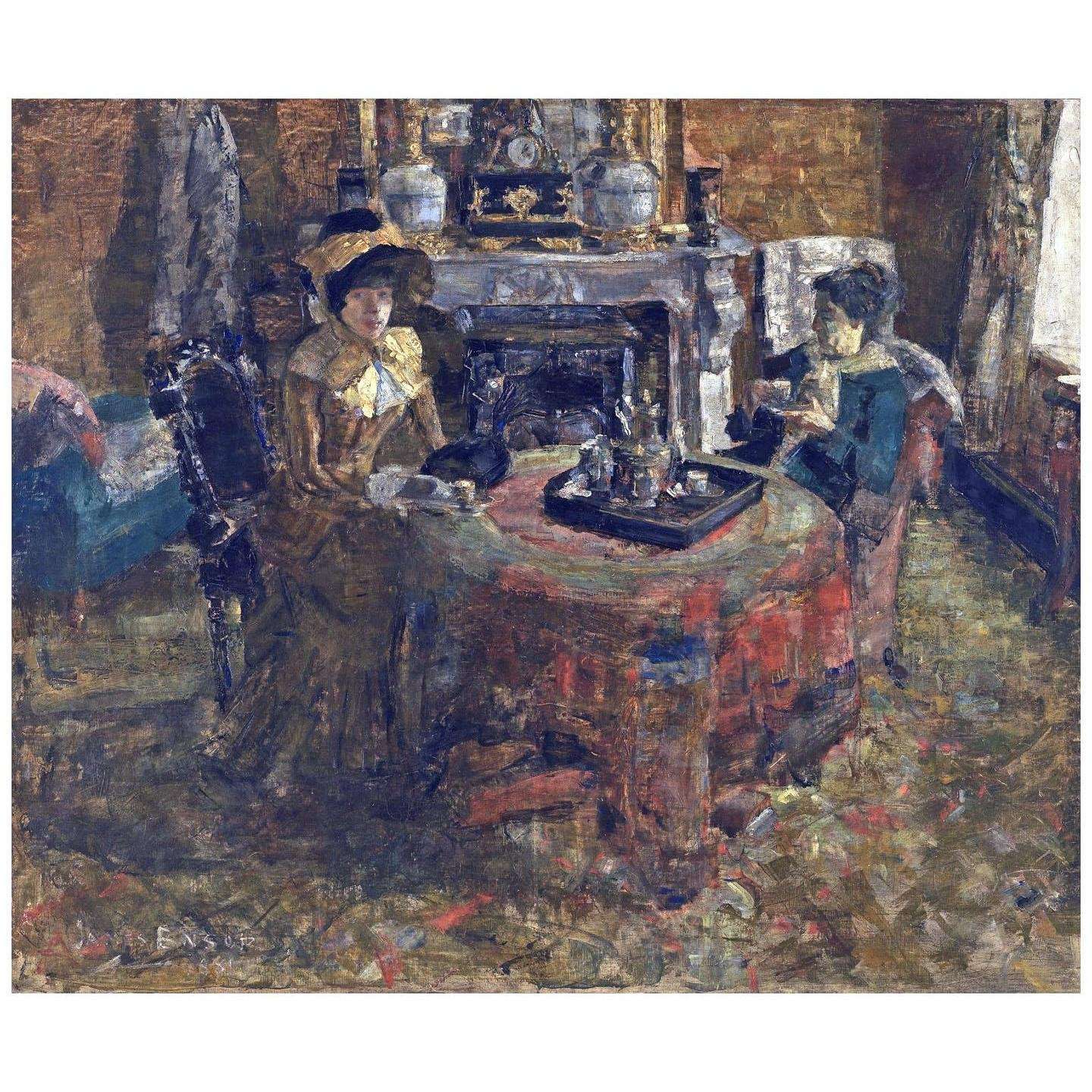  James Ensor. Afternoon in Ostend. 1881. KMSK Anwerpen