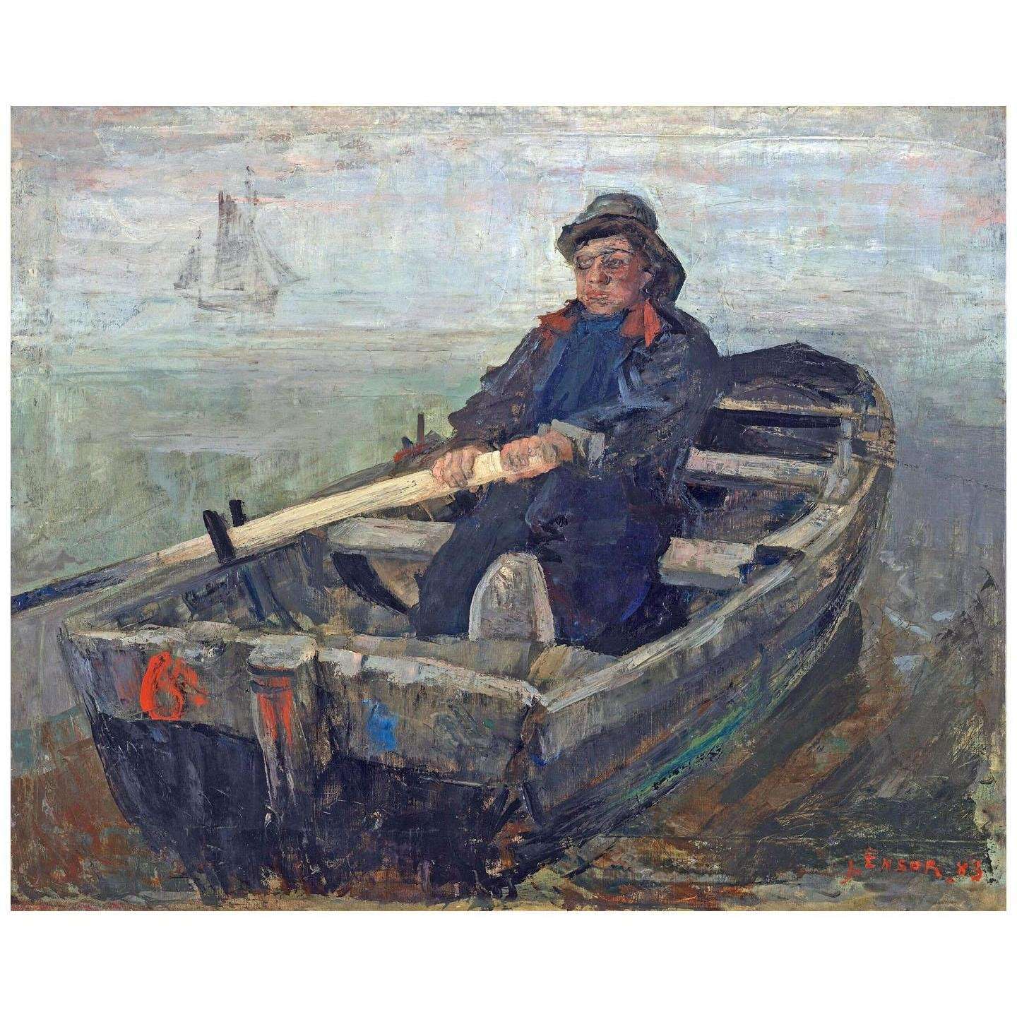 James Ensor. The Rower. 1883. KMSK Anwerpen