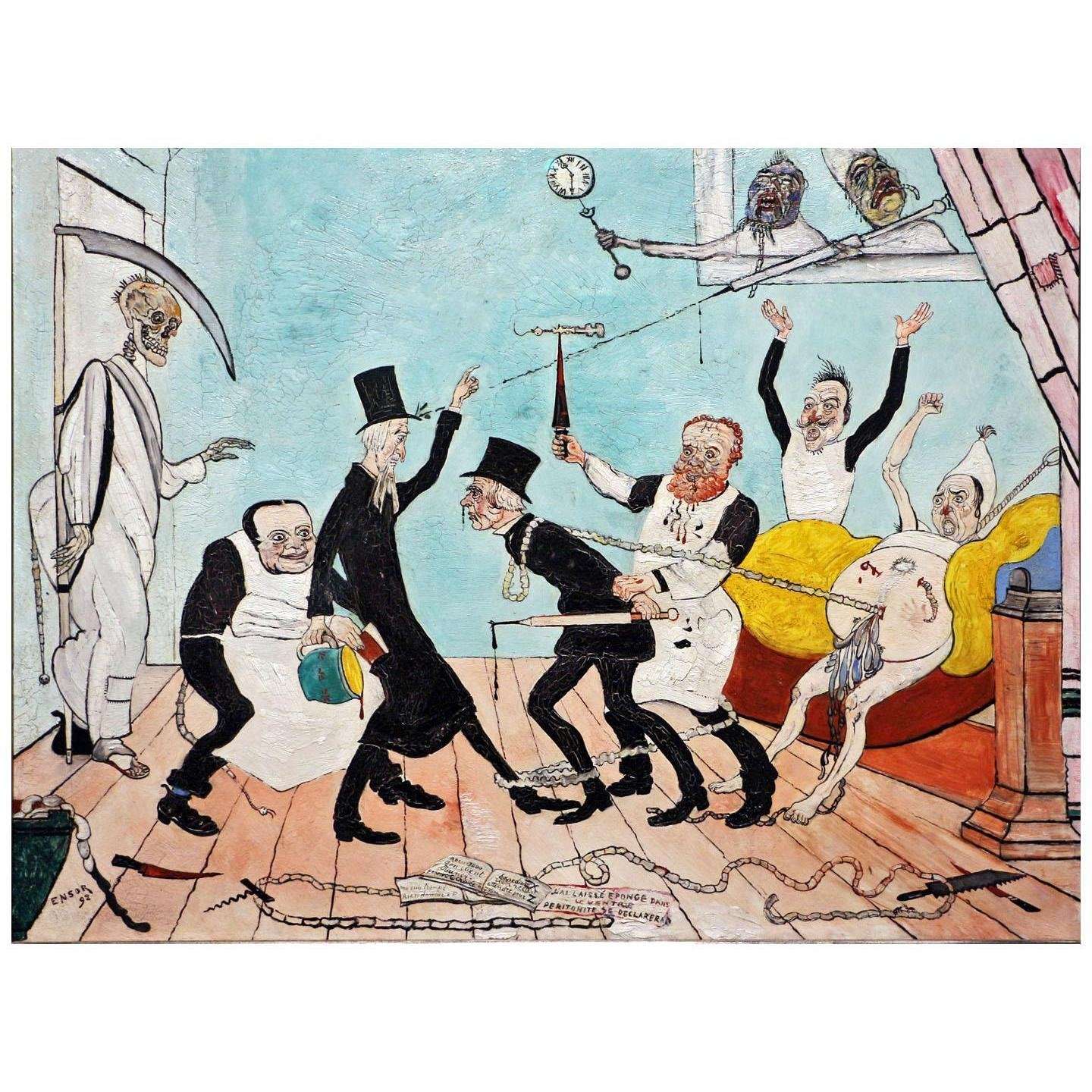  James Ensor. The Bad Doctor. 1892. Brussels University