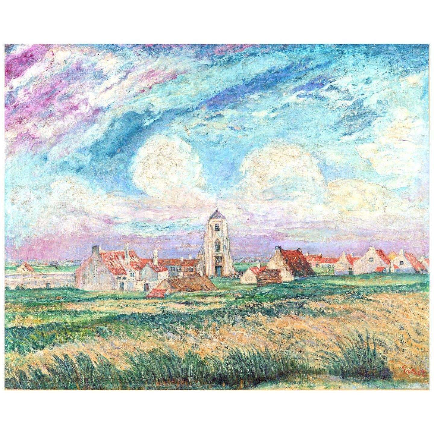  James Ensor. View of Mariakerke. 1901. Mu.ZEE Oostende