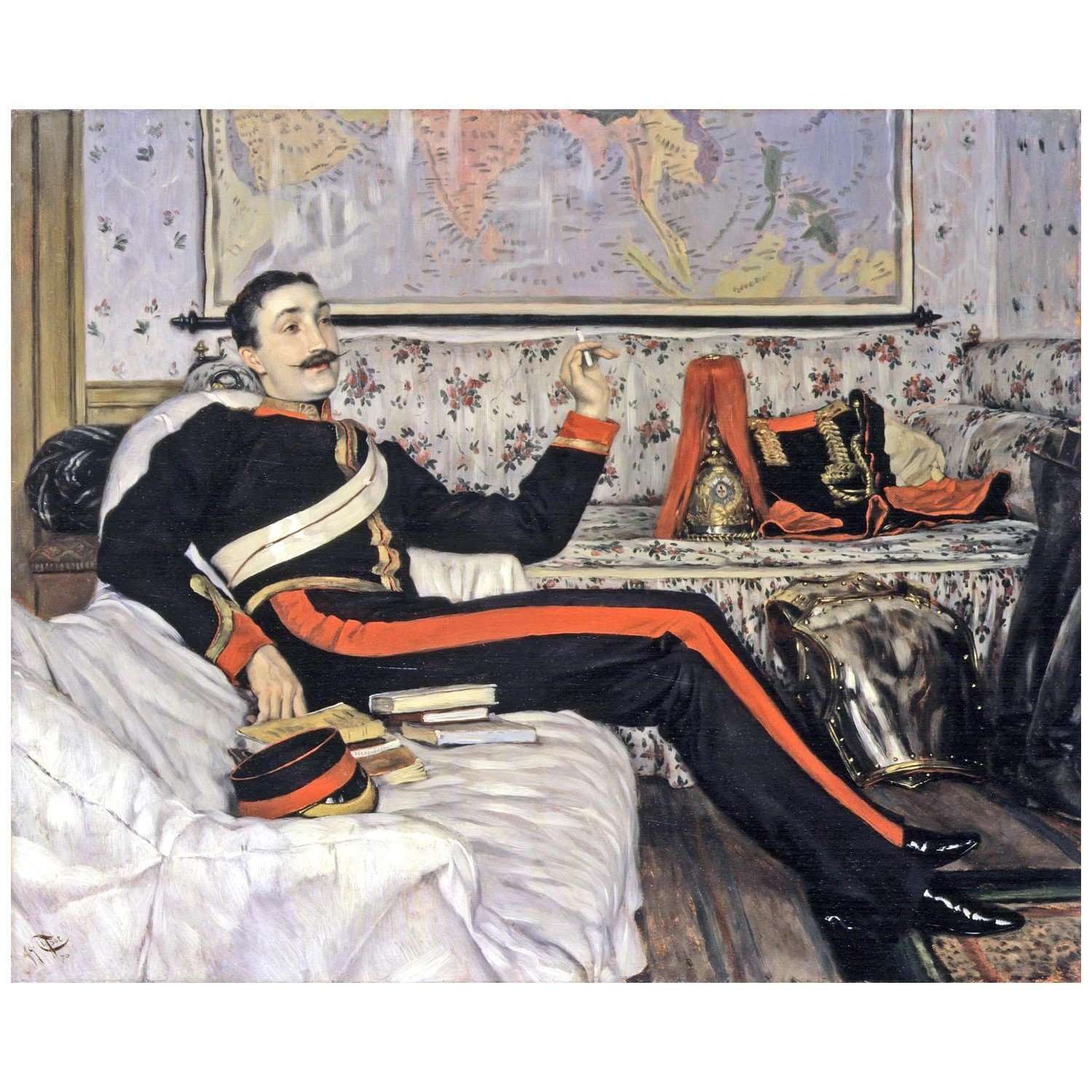  James Tissot. Captain Frederick Gustavus Burnaby. 1870. NPG London