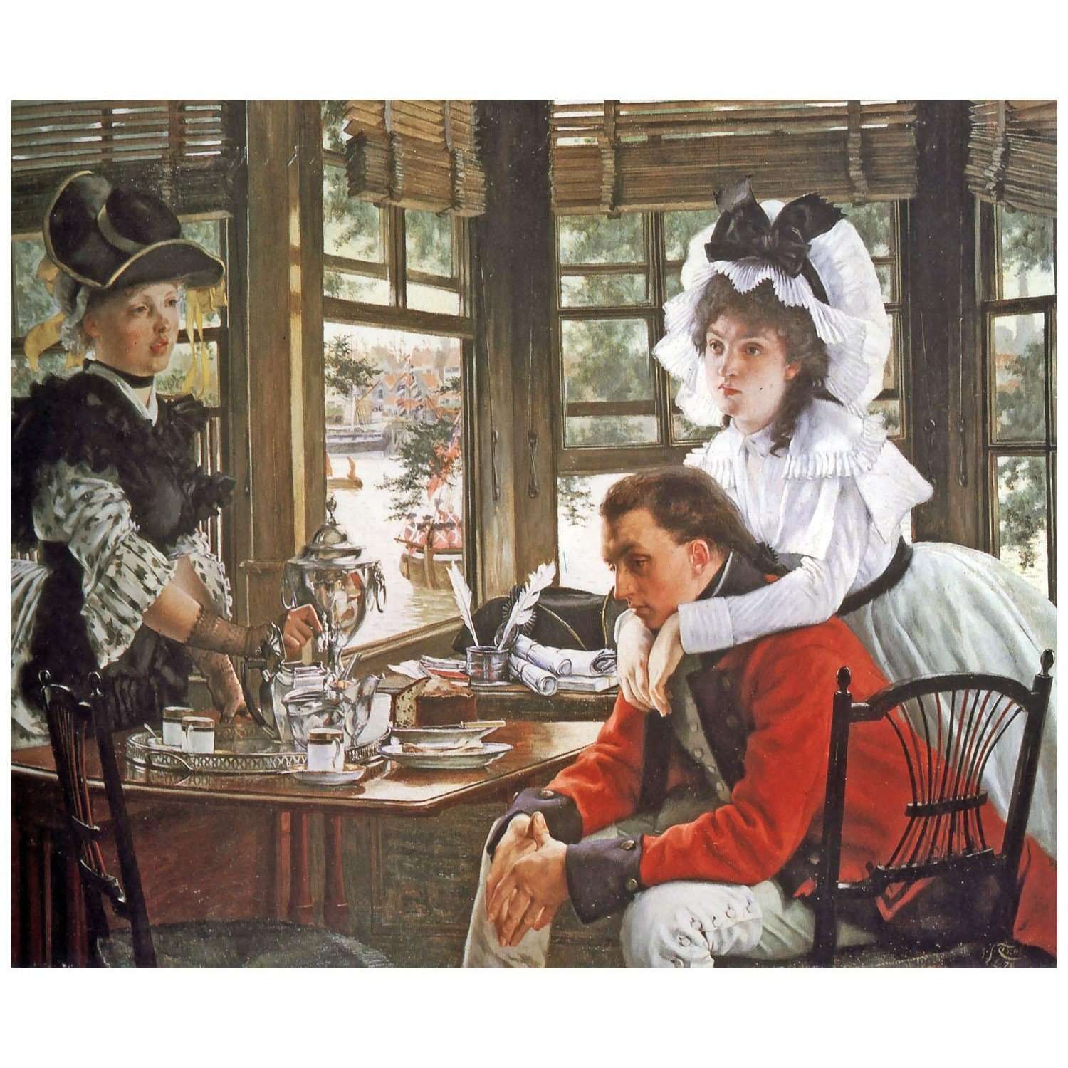  James Tissot. Bad News. 1872. National Museum Wales