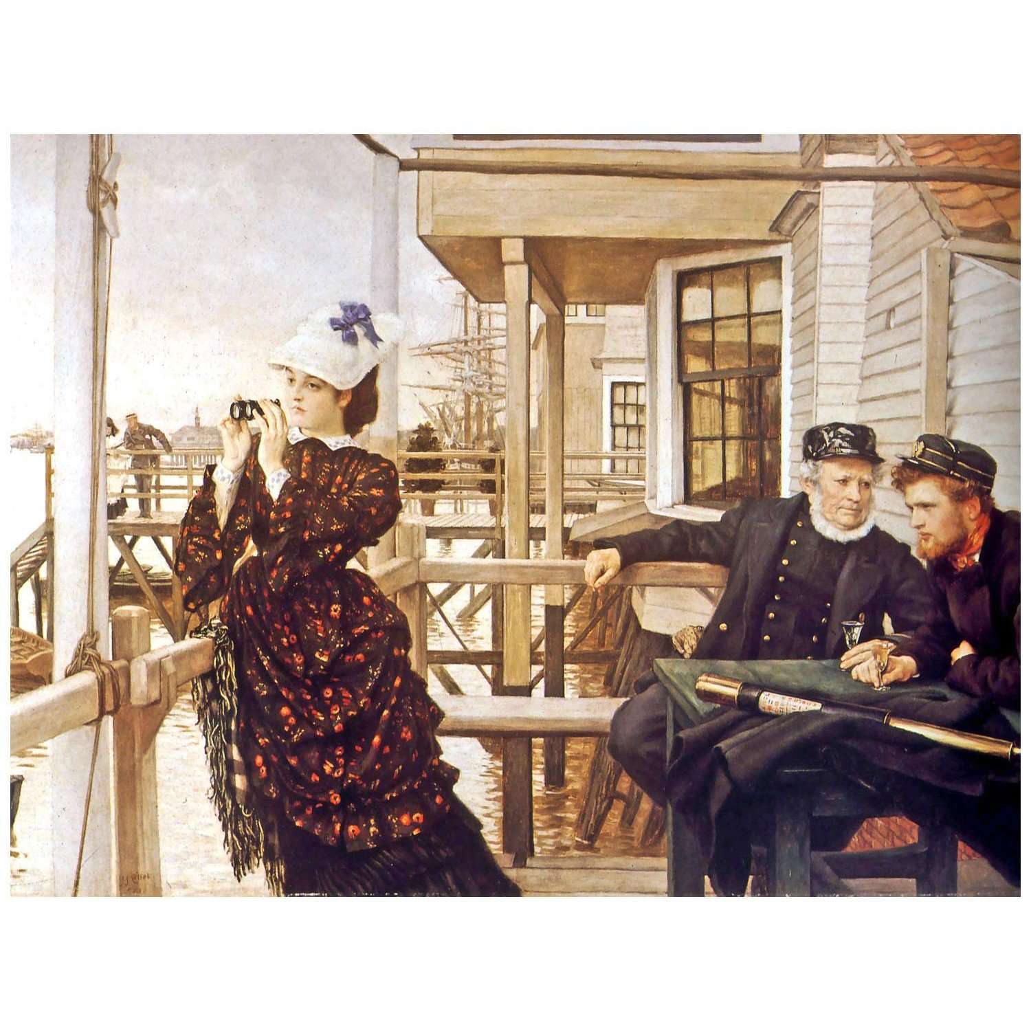  James Tissot. The Captain's Daughter. 1873. Southampton City Art Gallery