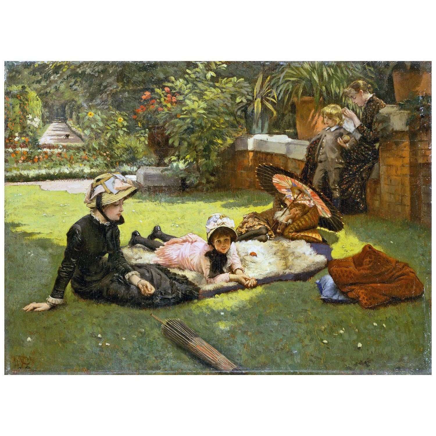  James Tissot. In Full Sunlight. 1881. Metropolitan Museum New York