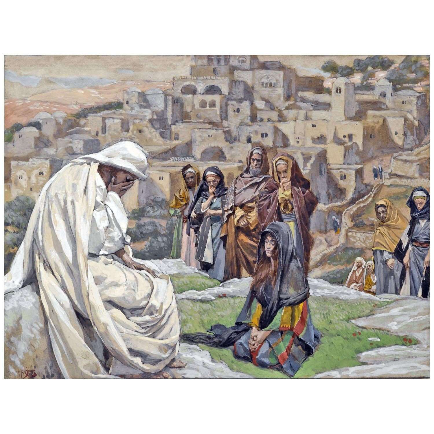  James Tissot. Jesus Wept. 1890. Brooklyn Museum