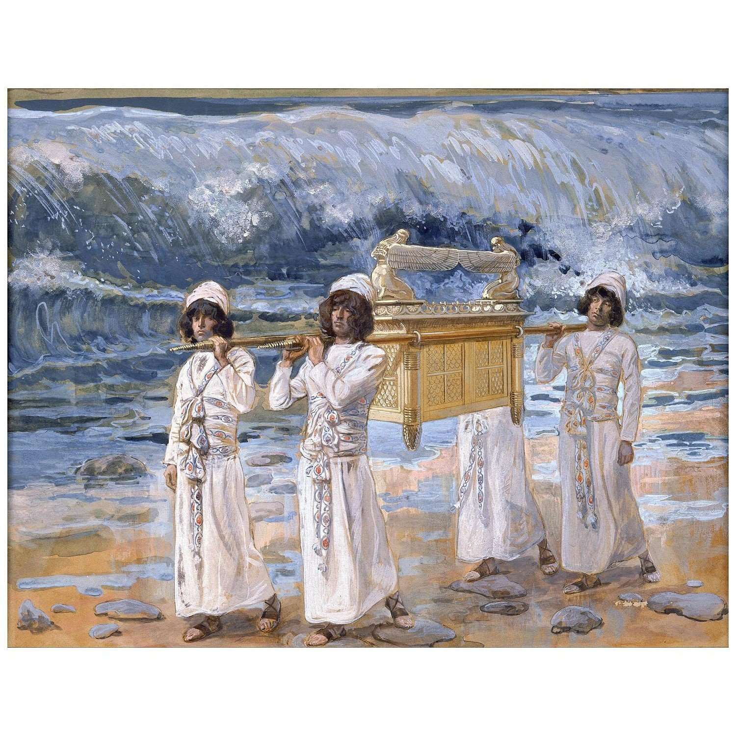  James Tissot. The Ark Passes Over the Jordan. 1899. Jewish Museum New York