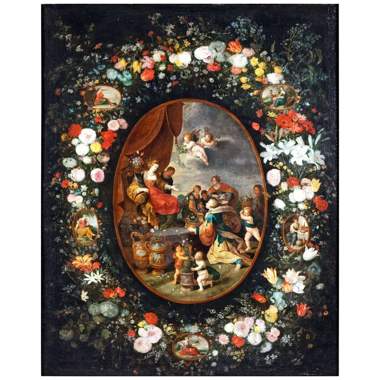   .Jan Breughel de Jonge. The Triumph of Flora. 1625. Private collection