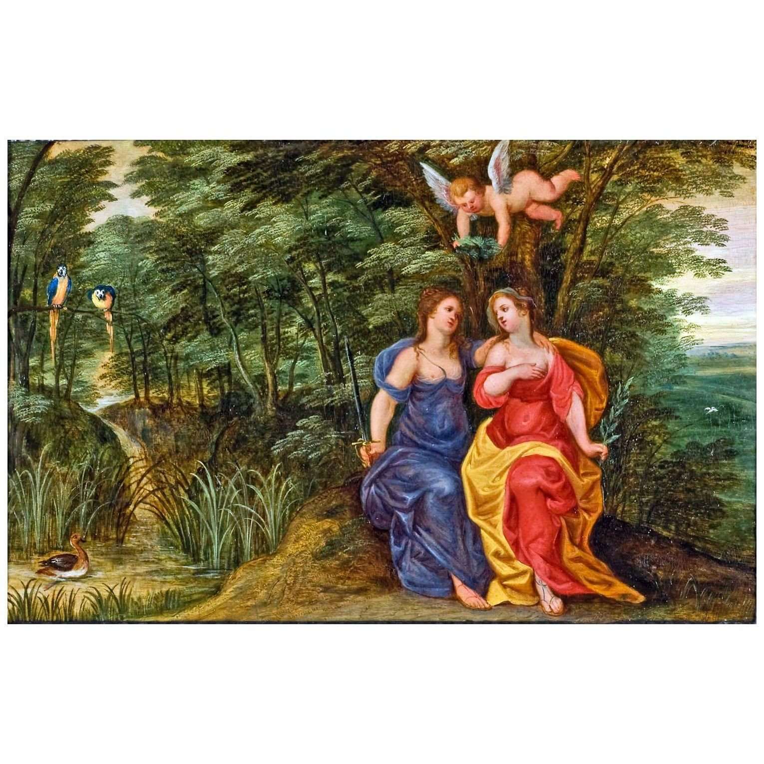   .Jan Breughel de Jonge. Allegory of Justice and Peace. 1635. Kunstmuseum Stuttgart