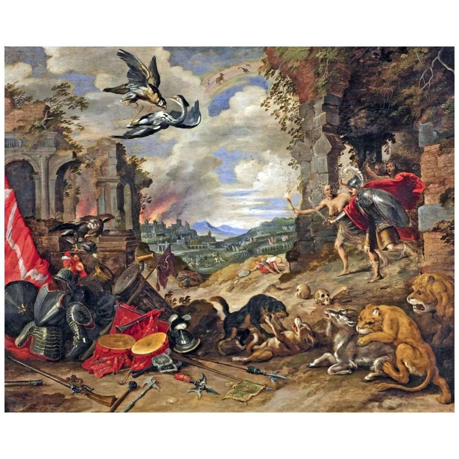   .Jan Breughel de Jonge. Allegory of War. 1645. Private collection