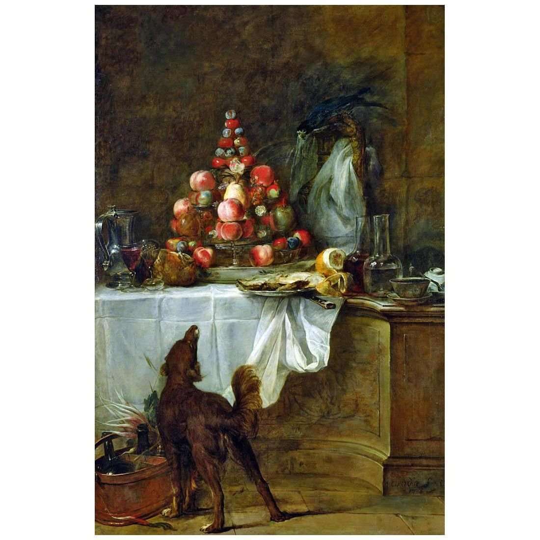    Jean-Baptiste Chardin. Le Buffet. 1728. Louvre