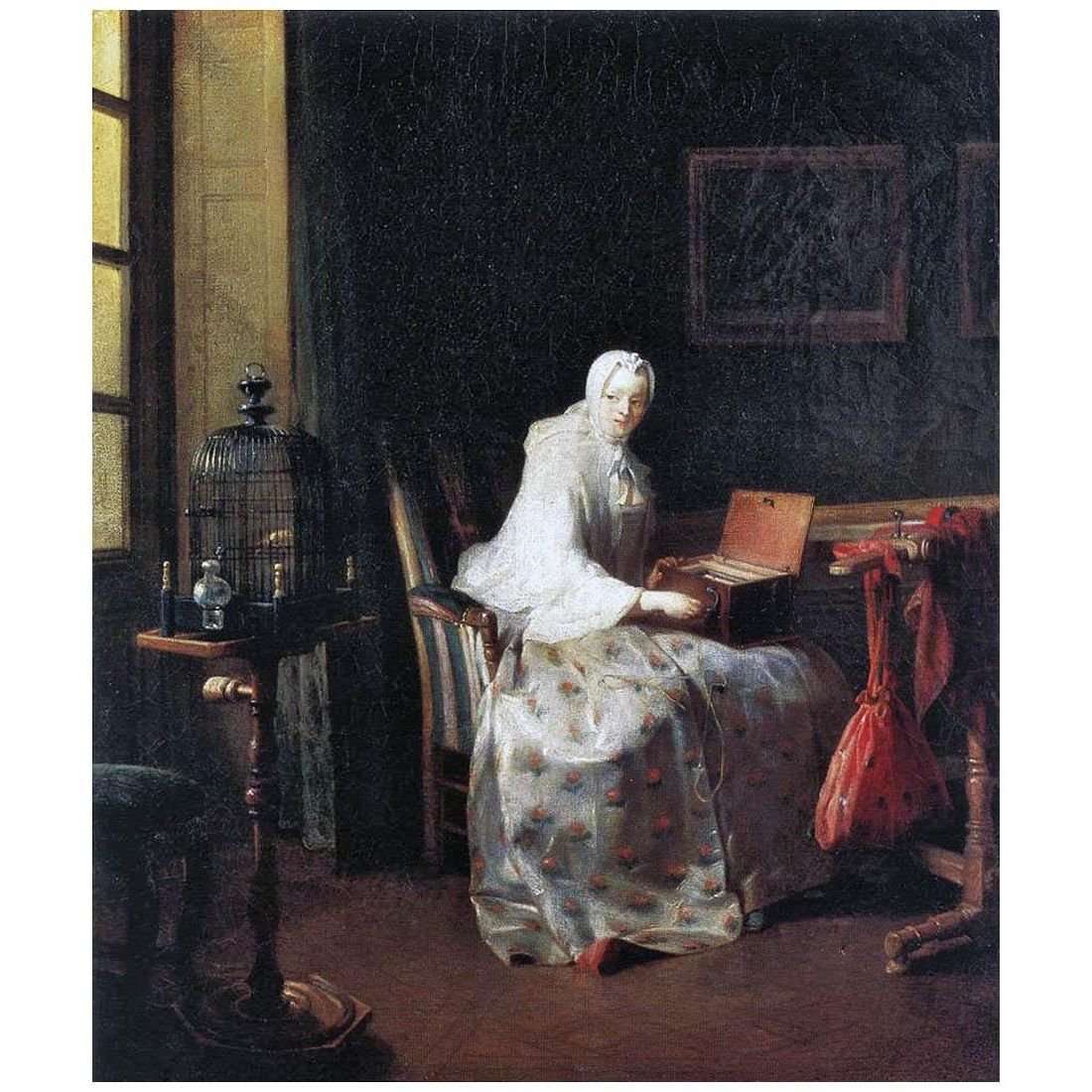    Jean-Baptiste Chardin. Le canari. 1750-1751. Louvre