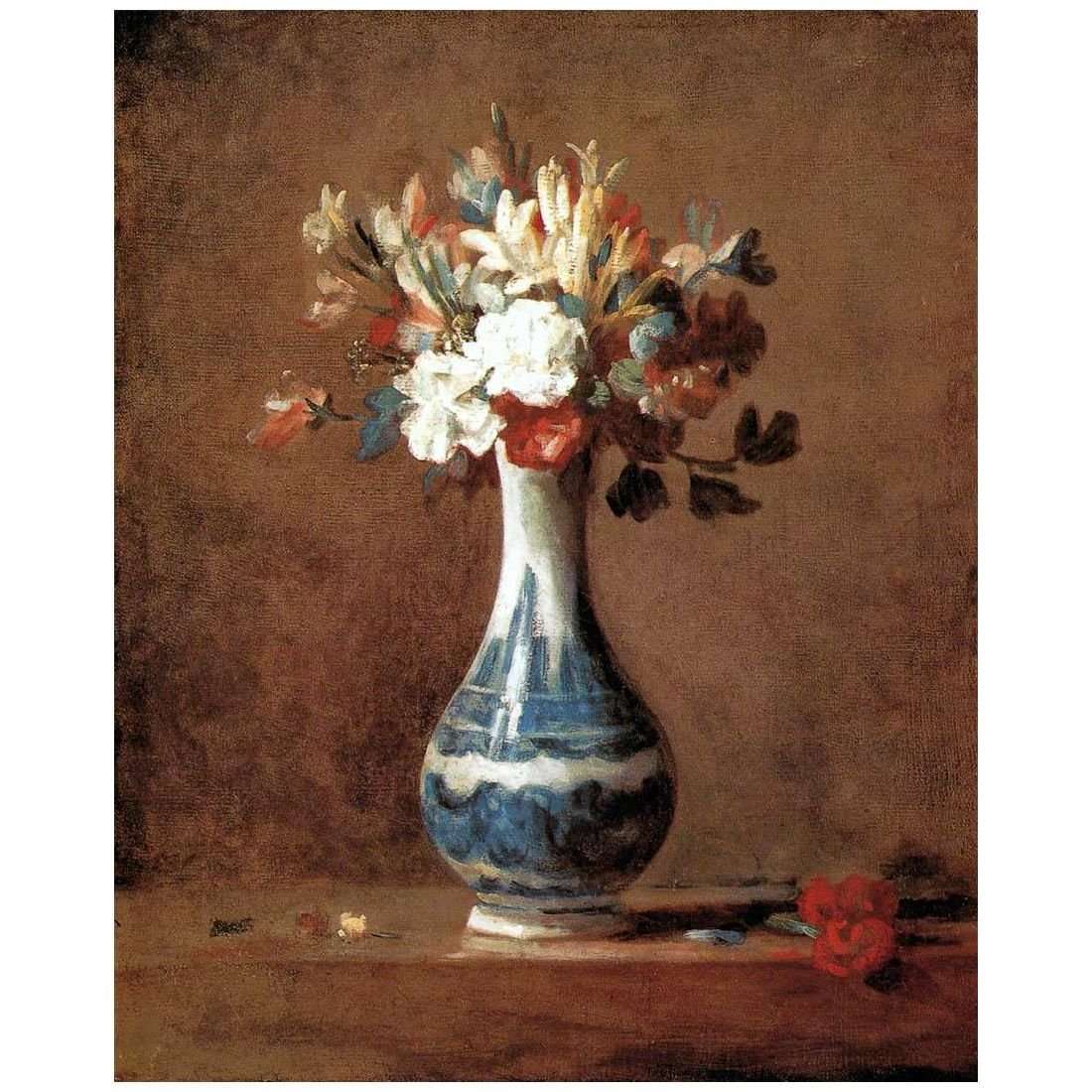    Jean-Baptiste Chardin. Un vase de fleurs. 1760-1761. National Gallery, Edinburgh