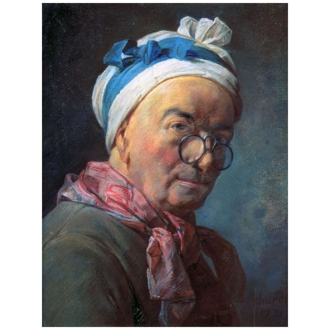    Jean-Baptiste Chardin. Autoportrait. 1771. Louvre