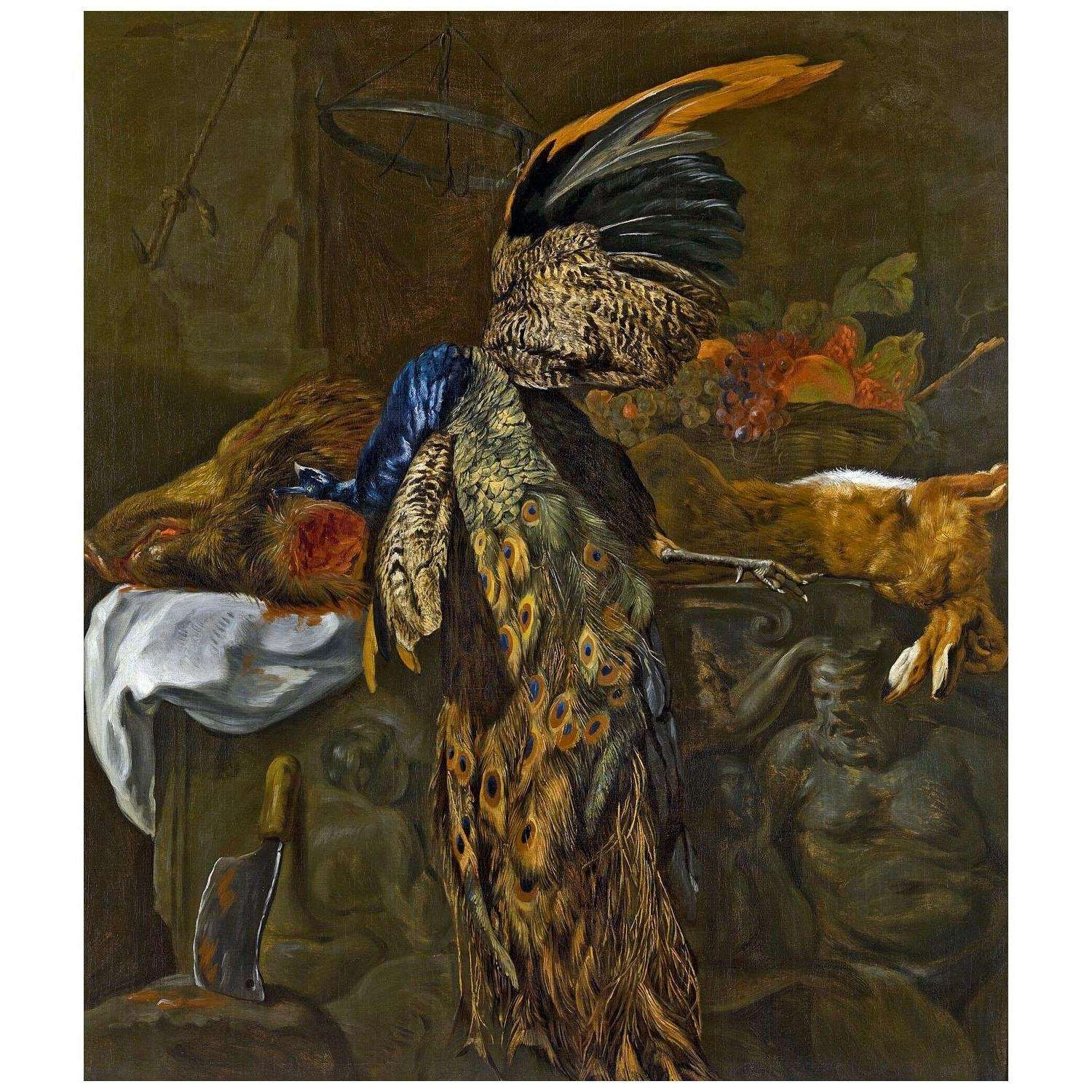  Jan Fyt. Hunting Trophy with Dead Peacock. 1646. MSK Ghent