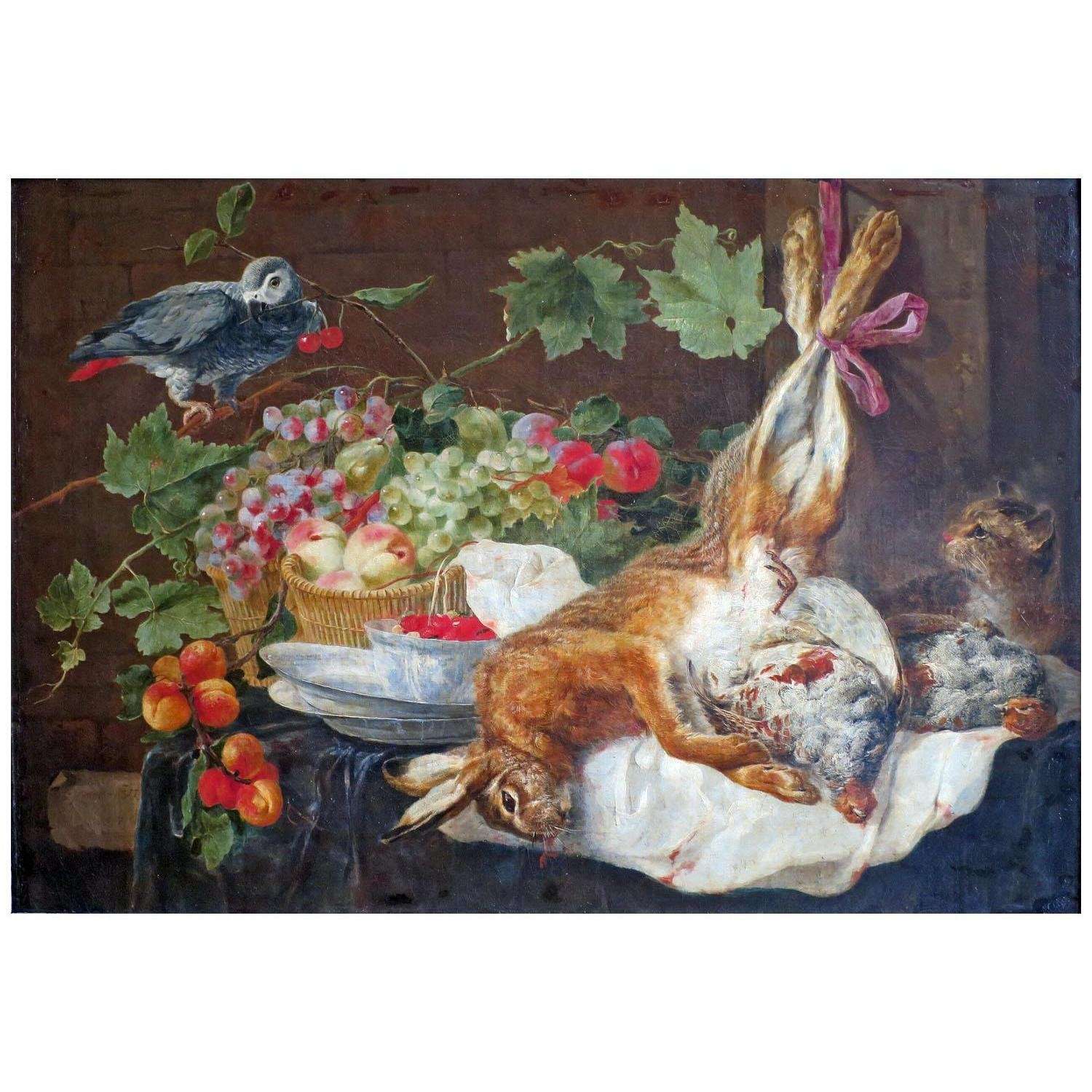  Jan Fyt. Hare, Fruit and Parrot. 1647 Hermitage Sankt Petersburg