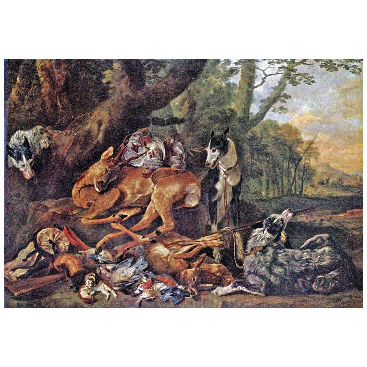  Jan Fyt. Hunting. 1649. Museo Thyssen-Bornemisza Madrid