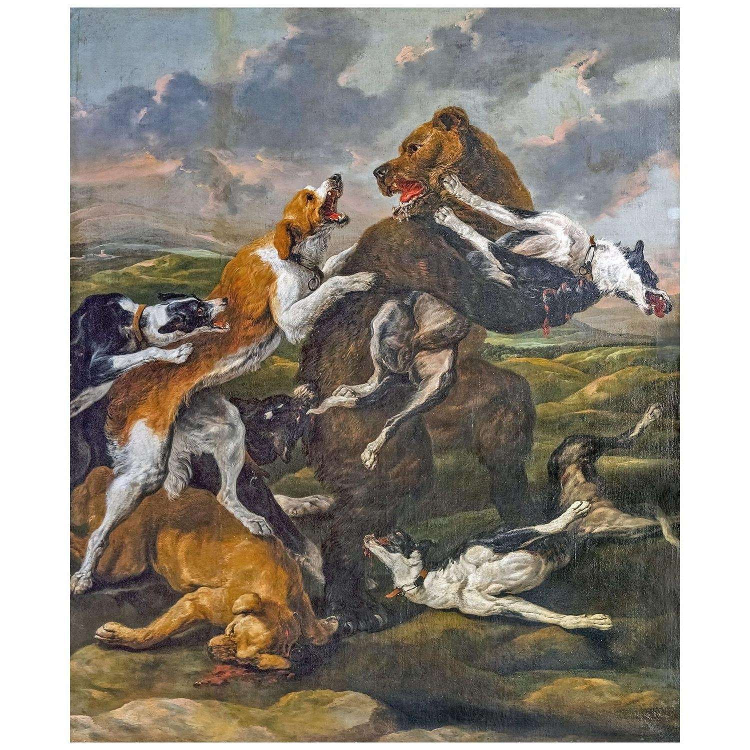  Jan Fyt. Bear Hunting. 1650. Fondation Bemberg Toulouse