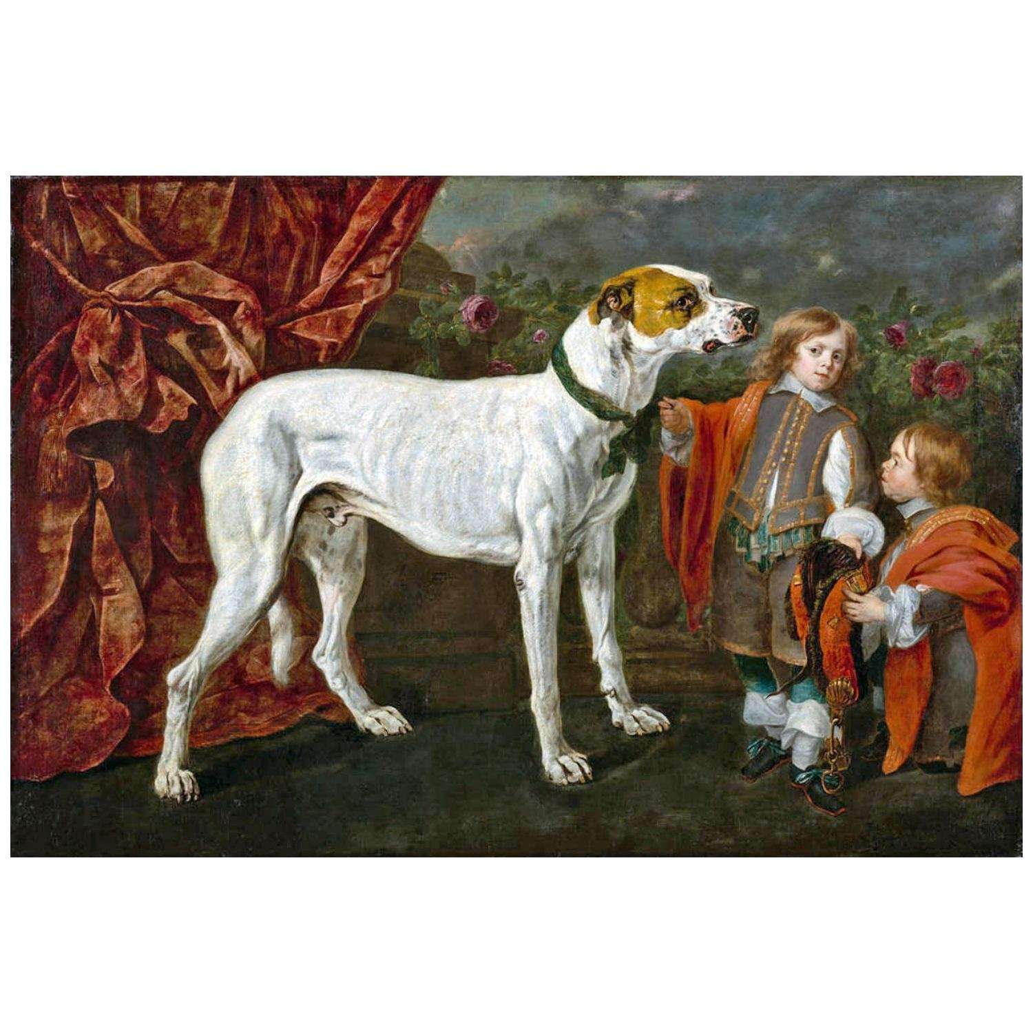  Jan Fyt. Boy and Dwarf with a Dog. 1652. Gemaldegalerie Dresden