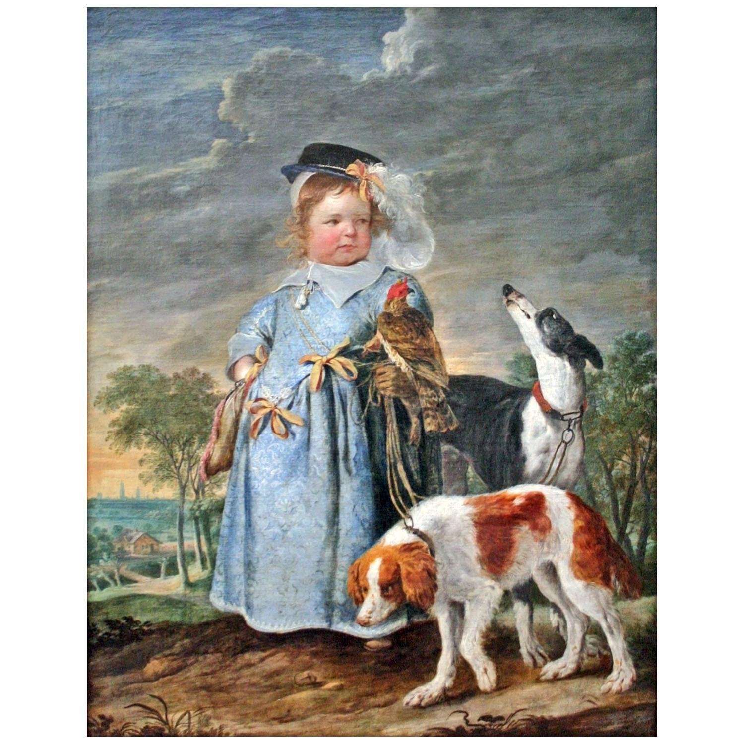  Jan Fyt. Boy with a Falcon and Two Dogs. 1655. KMSKA Antwerpen