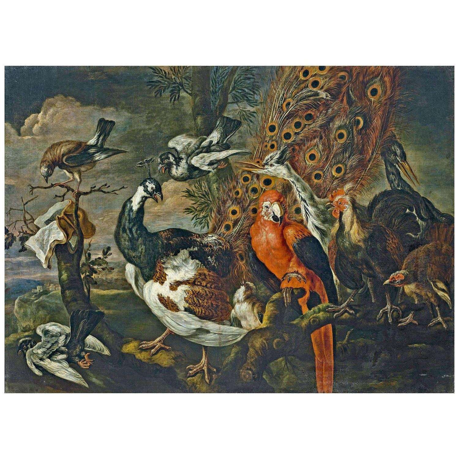  Jan Fyt. Bird Concert. 1650s. National Museum in Warsaw