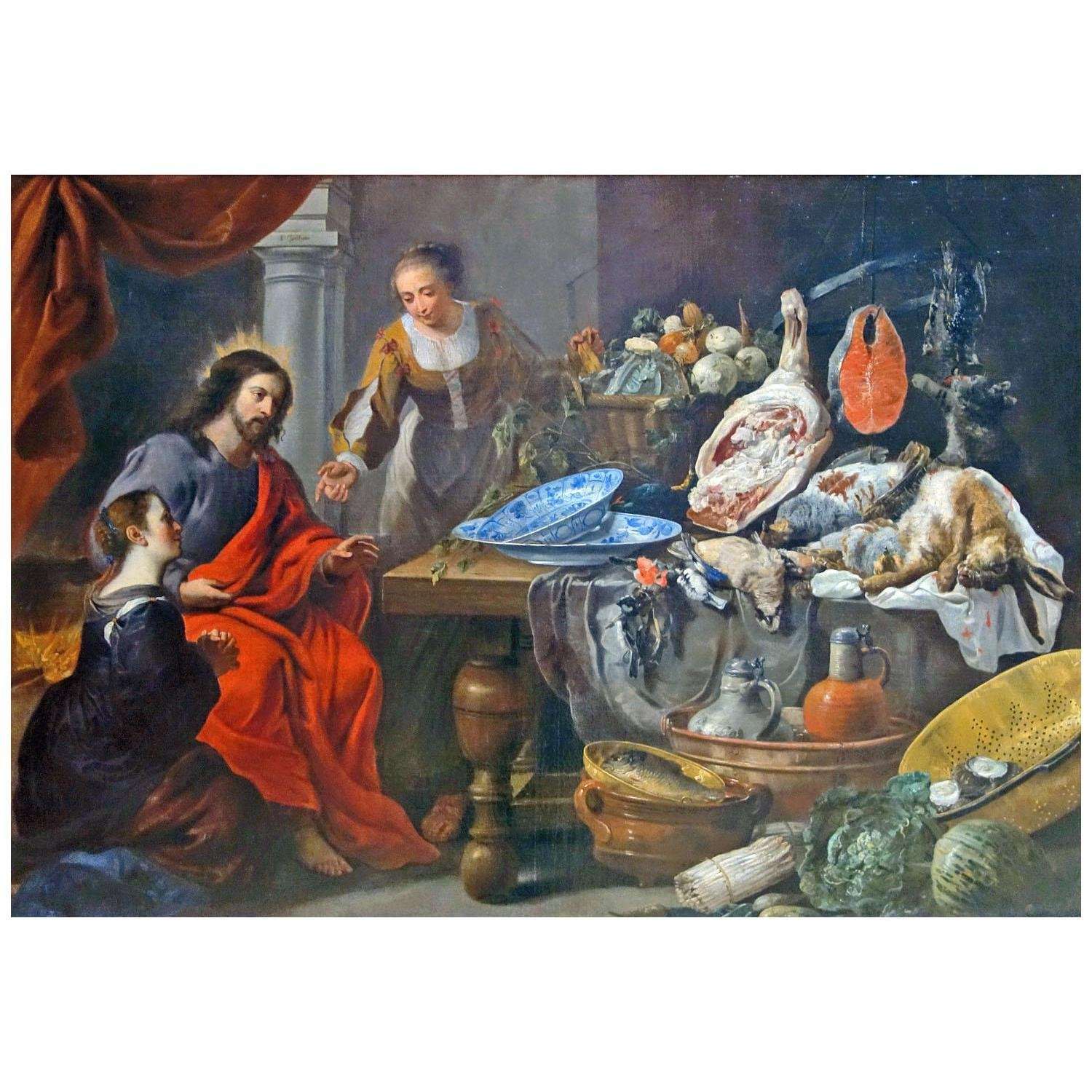  Jan Fyt. Jesus in the house of Martha and Mary. 1650s. PdBA de Lille