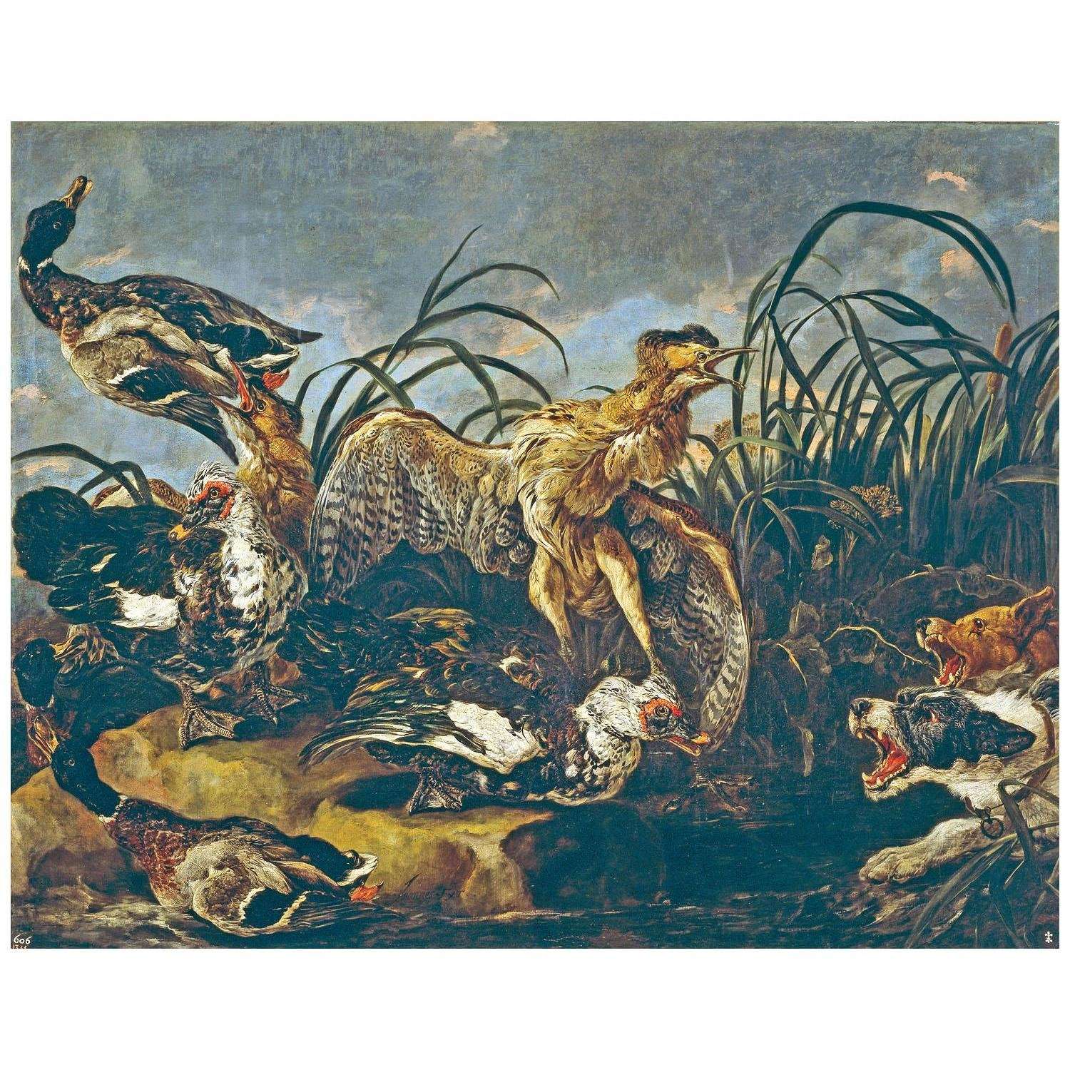  Jan Fyt. Ducks and Moorhens. 1650s. Museo del Prado Madrid